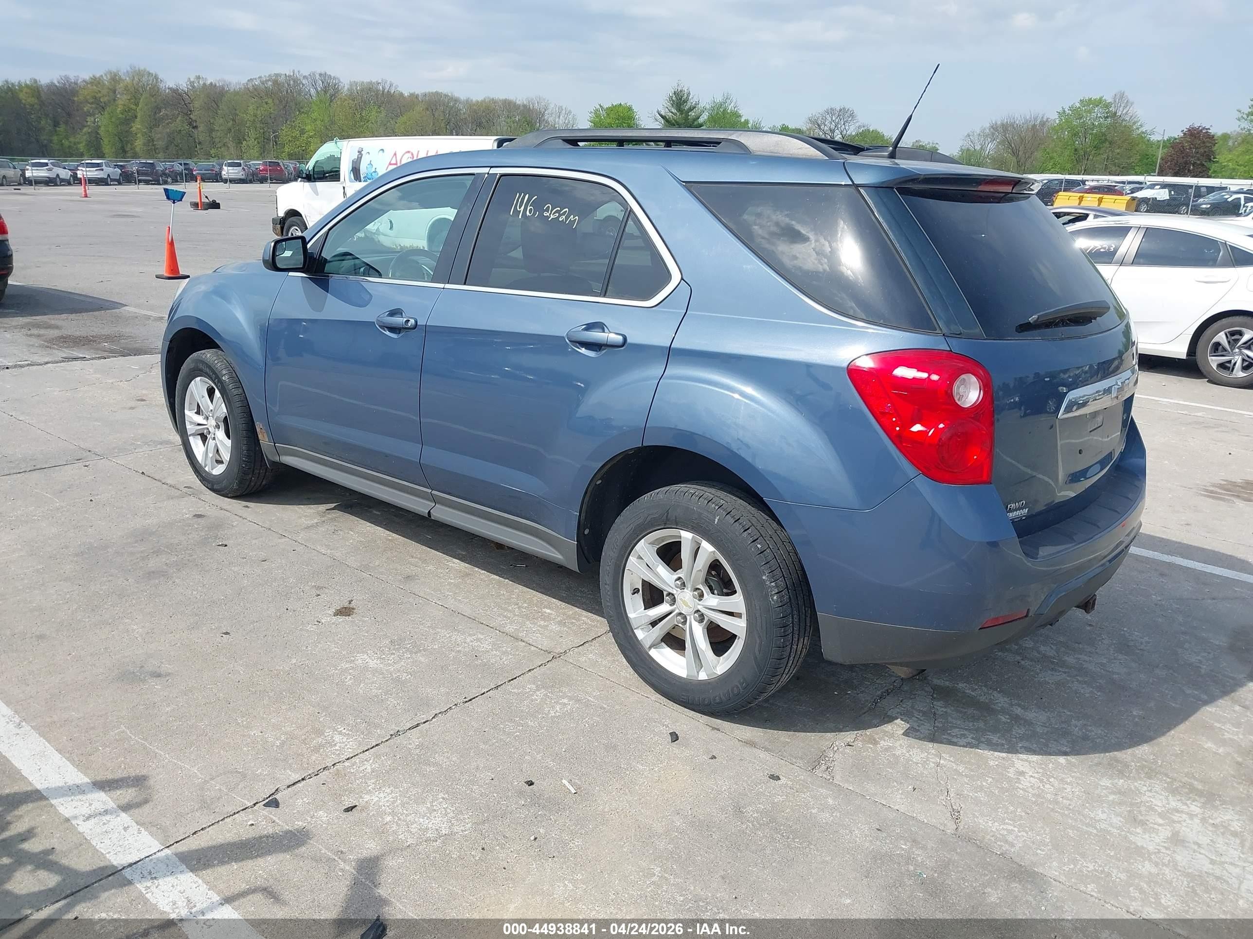 2012 Chevrolet Equinox 1lt Синий vin: 2GNFLEEK5C6177378