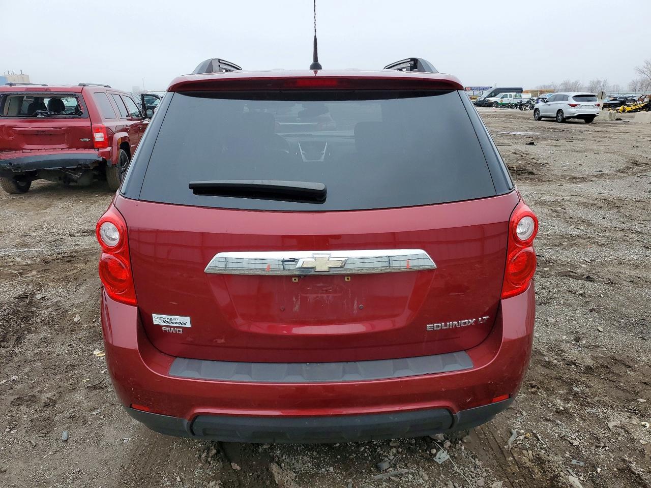 2012 Chevrolet Equinox Lt Burgundy vin: 2GNFLEEK5C6366189