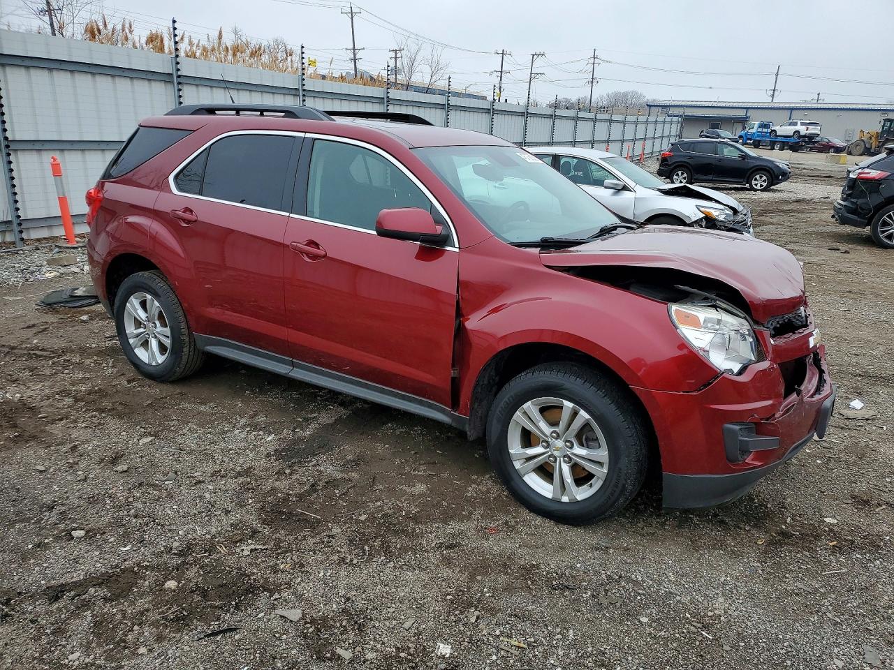 2012 Chevrolet Equinox Lt Burgundy vin: 2GNFLEEK5C6366189
