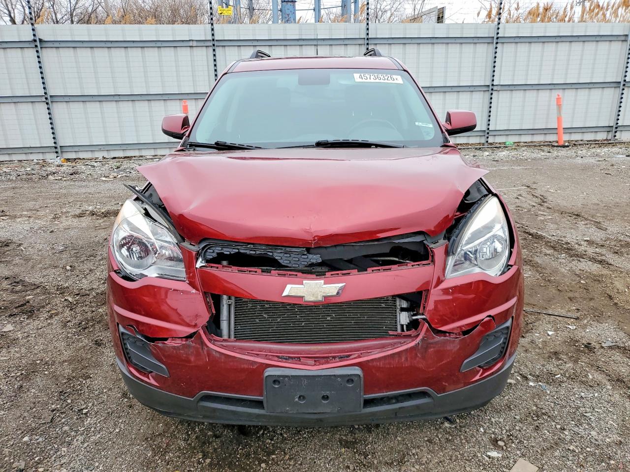 2012 Chevrolet Equinox Lt Burgundy vin: 2GNFLEEK5C6366189