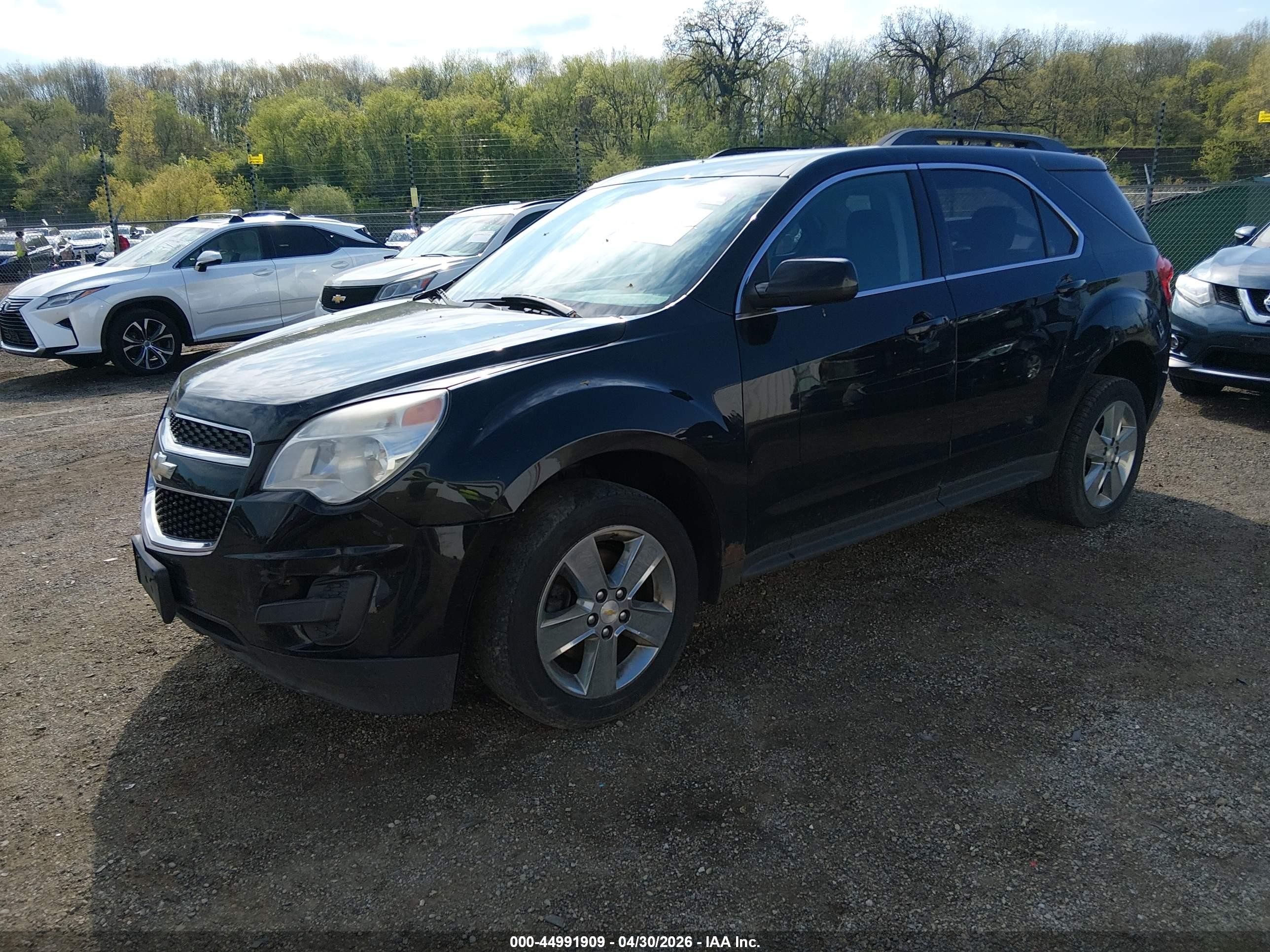 2013 Chevrolet Equinox 1lt Black vin: 2GNFLEEK5D6195736