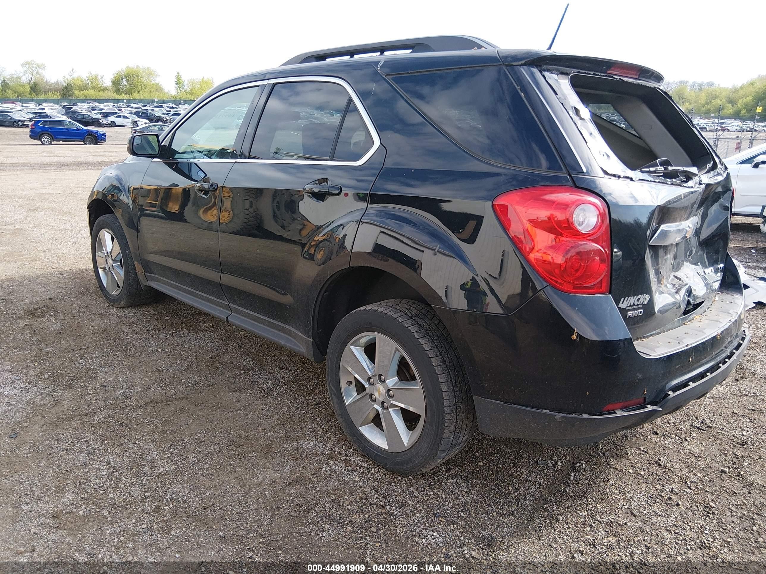 2013 Chevrolet Equinox 1lt Black vin: 2GNFLEEK5D6195736