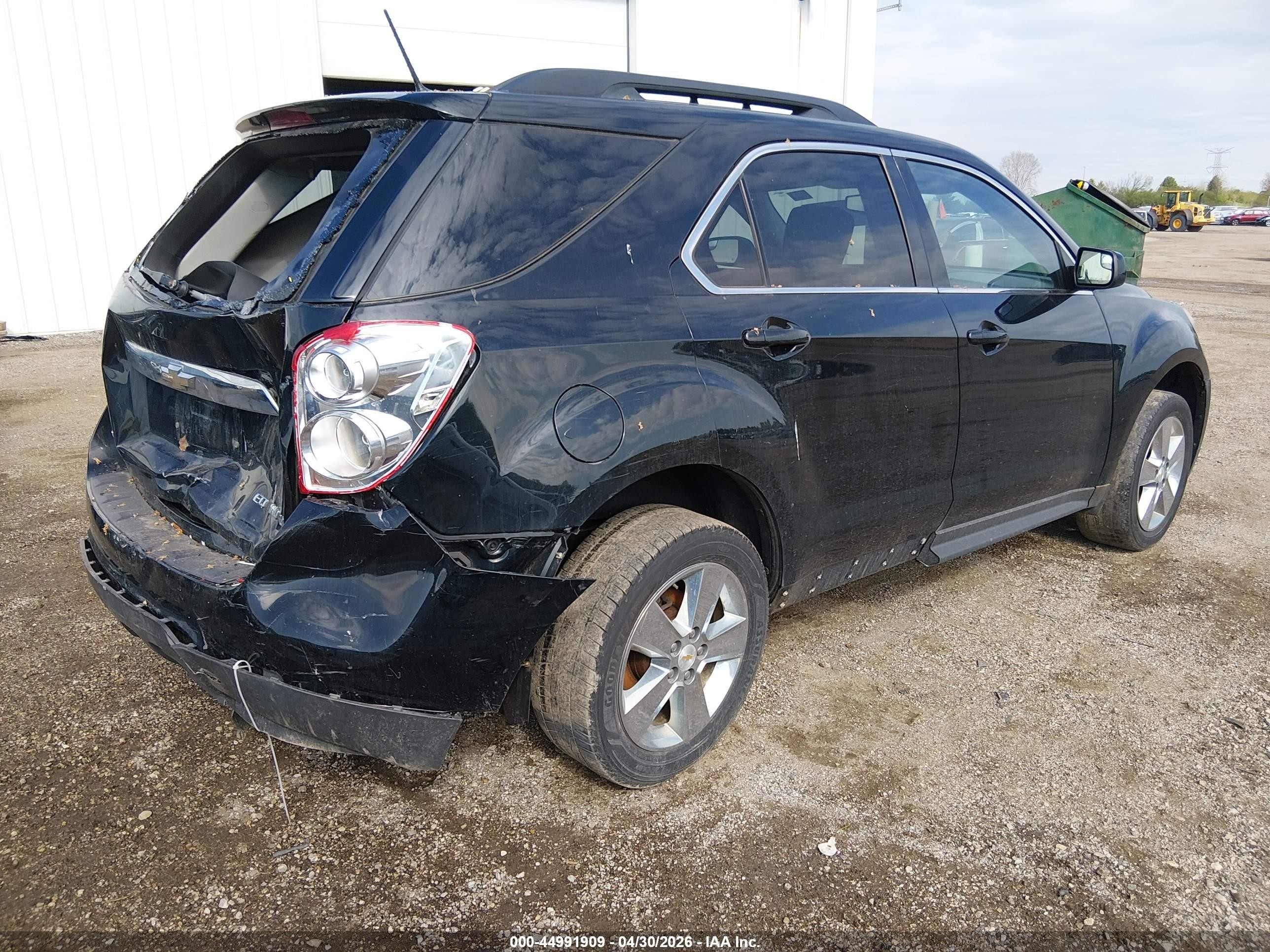 2013 Chevrolet Equinox 1lt Black vin: 2GNFLEEK5D6195736