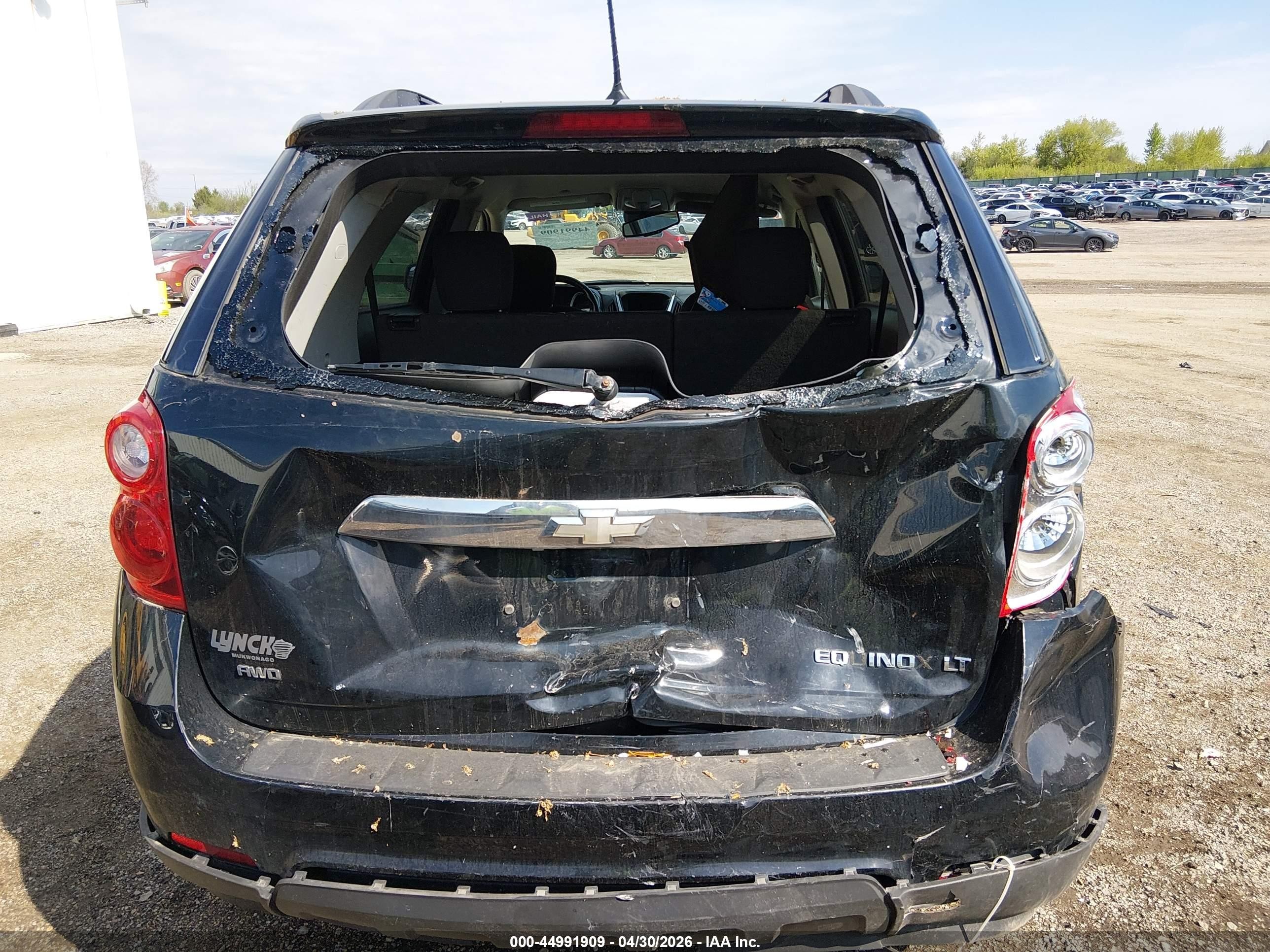 2013 Chevrolet Equinox 1lt Black vin: 2GNFLEEK5D6195736