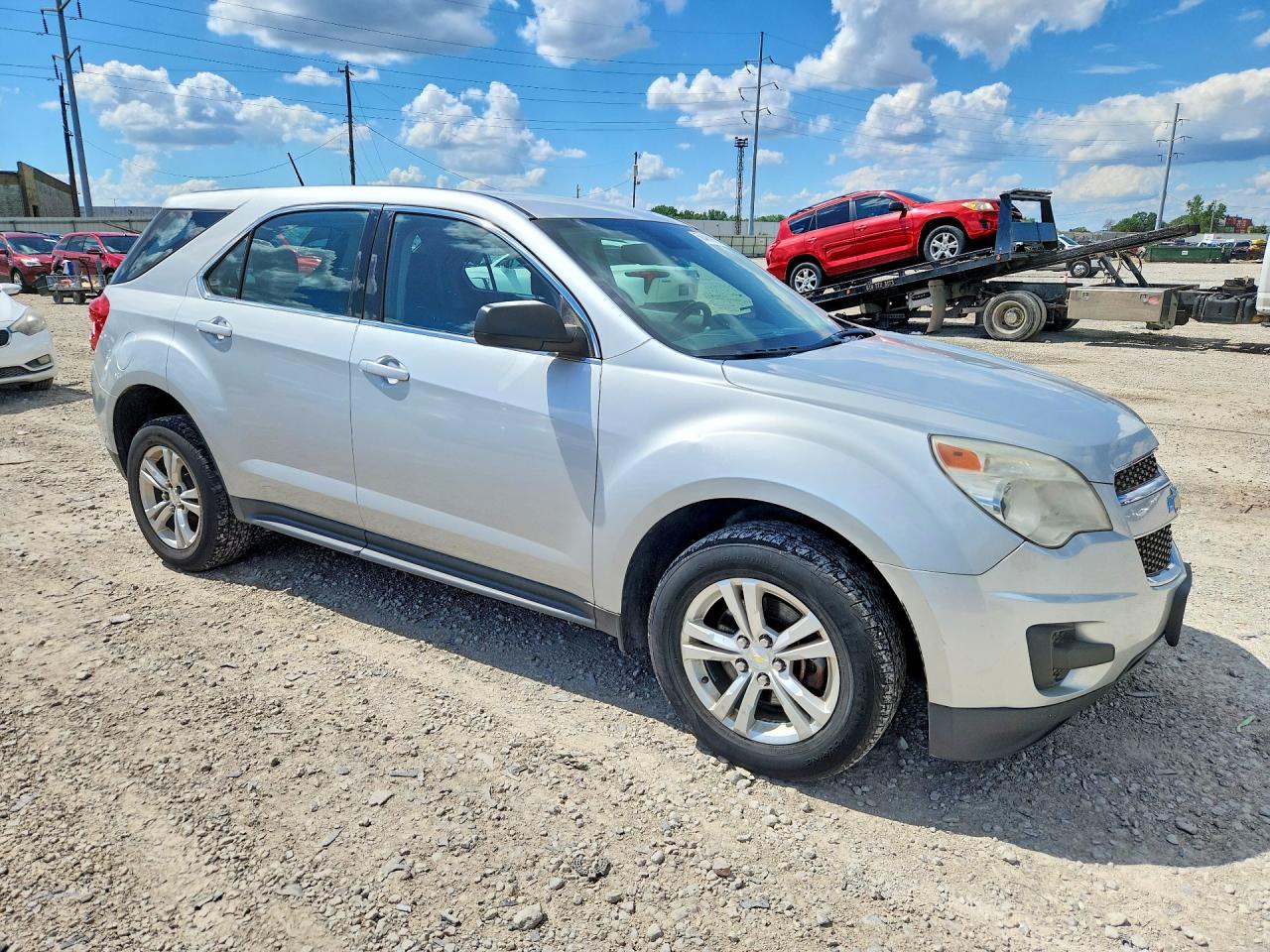 2014 Chevrolet Equinox Ls Silver vin: 2GNFLEEK5E6357592