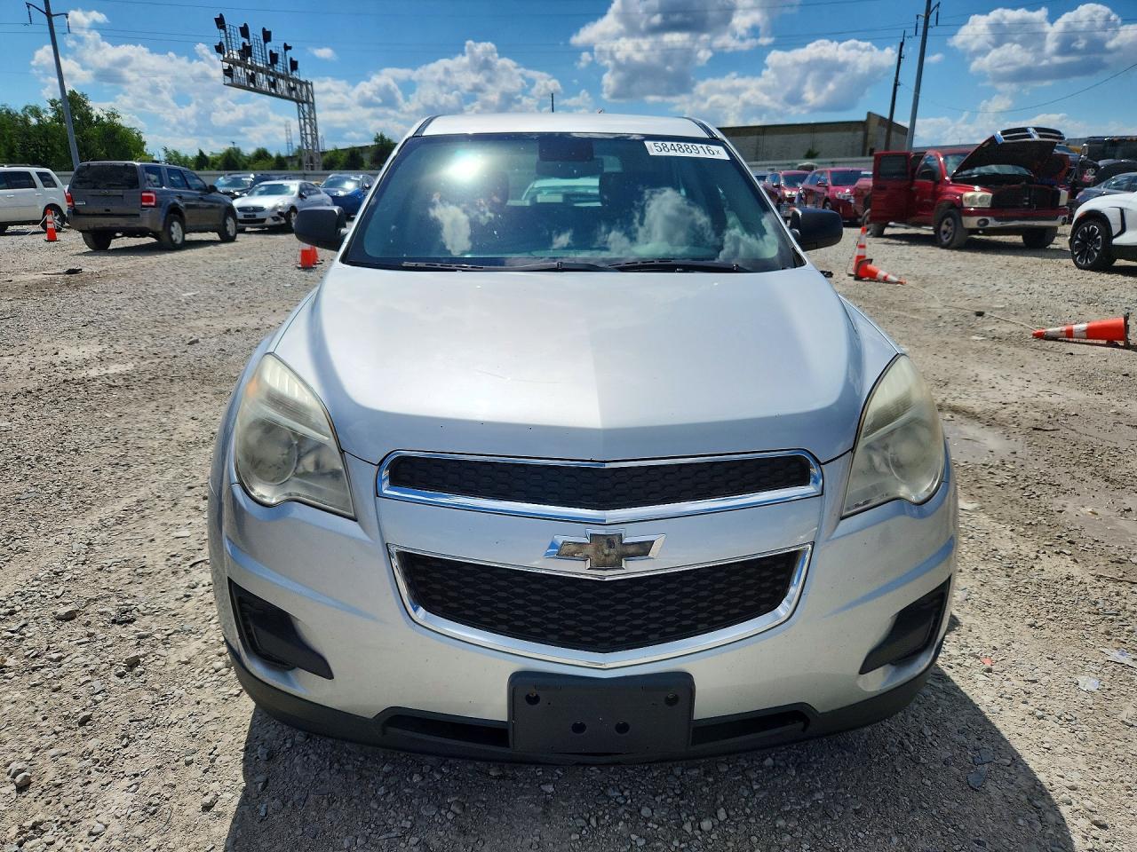 2014 Chevrolet Equinox Ls Silver vin: 2GNFLEEK5E6357592