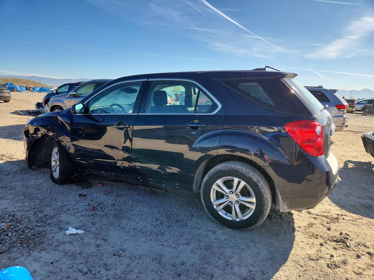 2015 Chevrolet Equinox Ls Black vin: 2GNFLEEK5F6145664