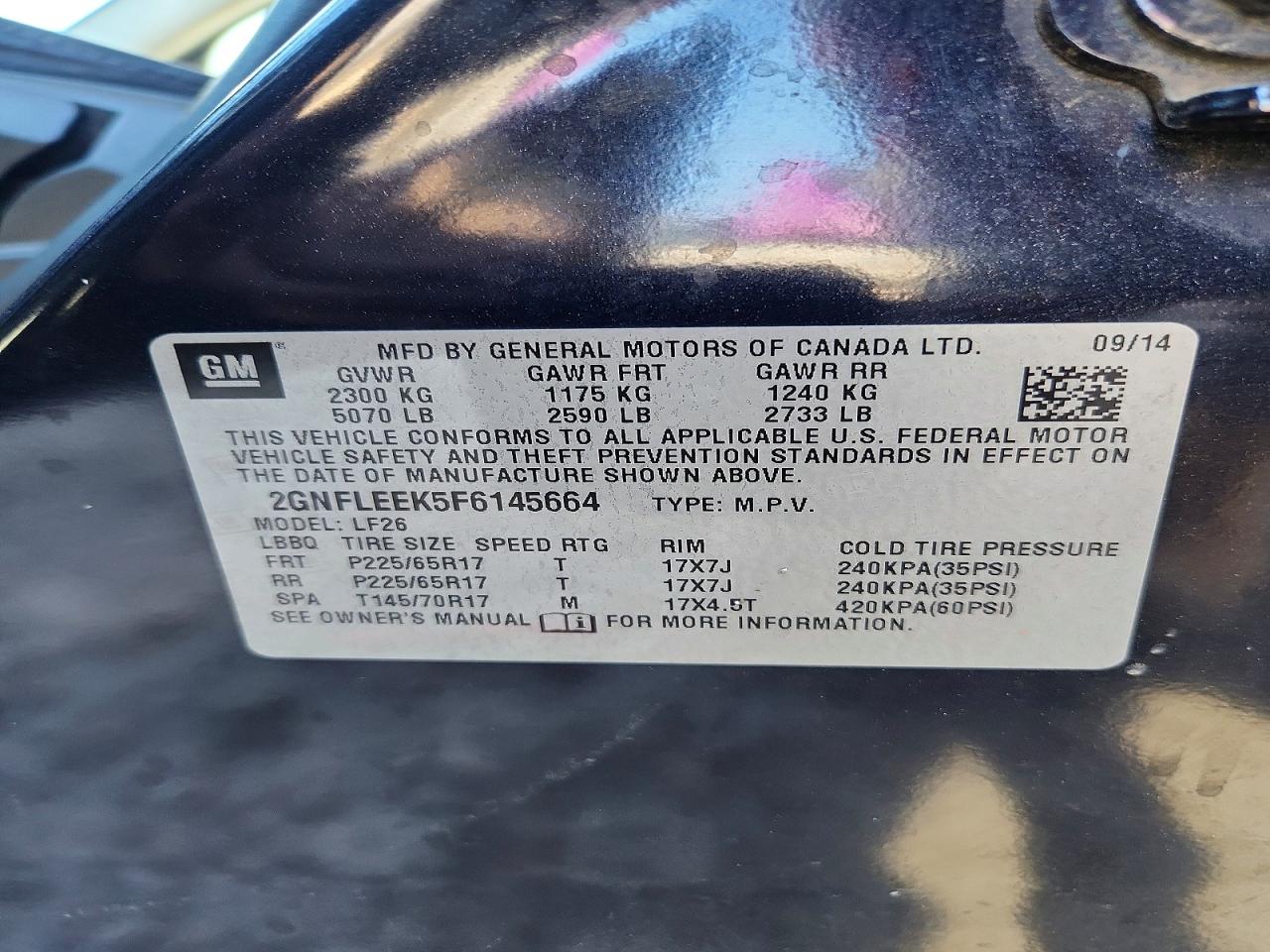 2015 Chevrolet Equinox Ls Black vin: 2GNFLEEK5F6145664