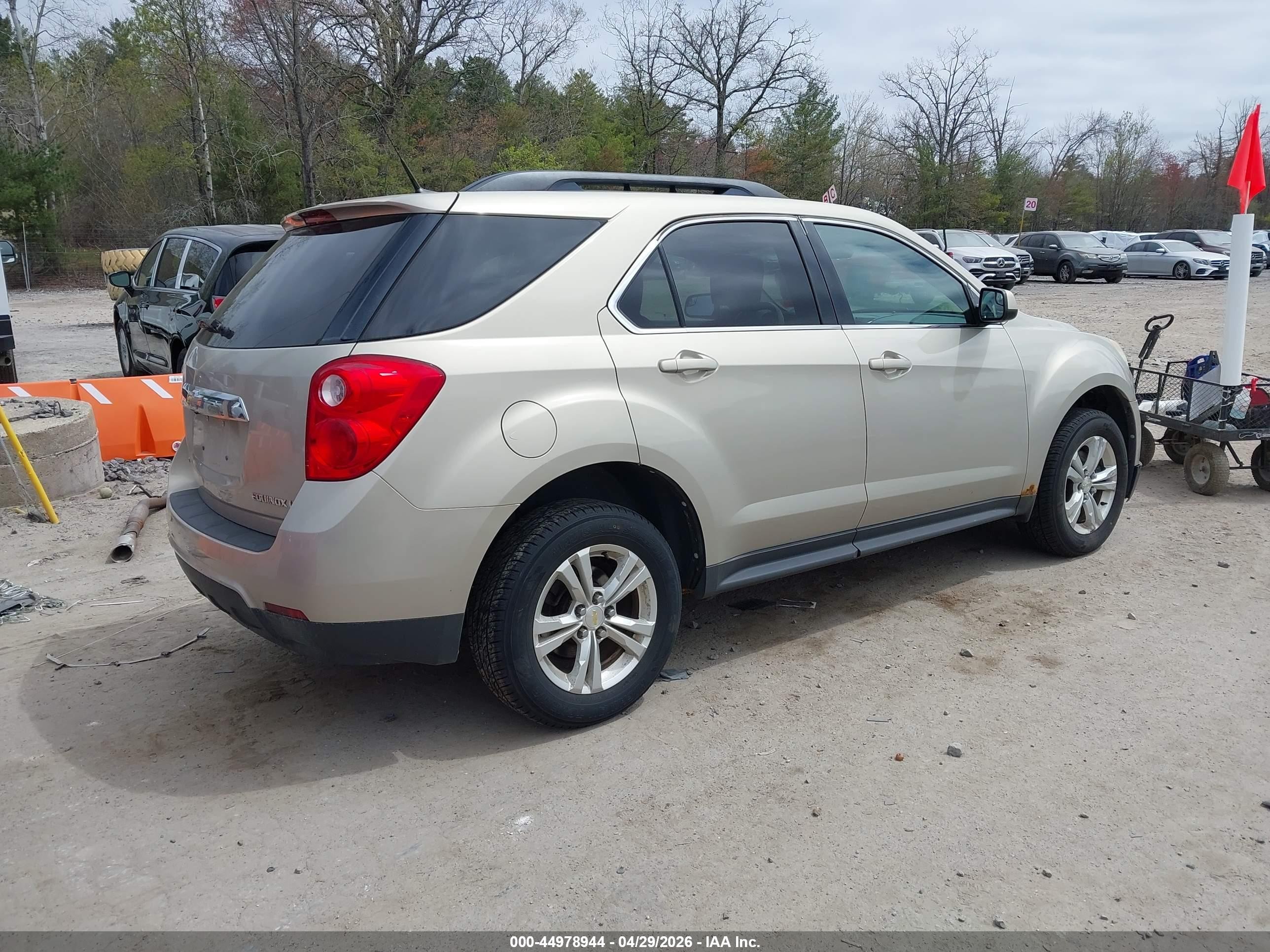 2012 Chevrolet Equinox 1lt Золотой vin: 2GNFLEEK6C6181505