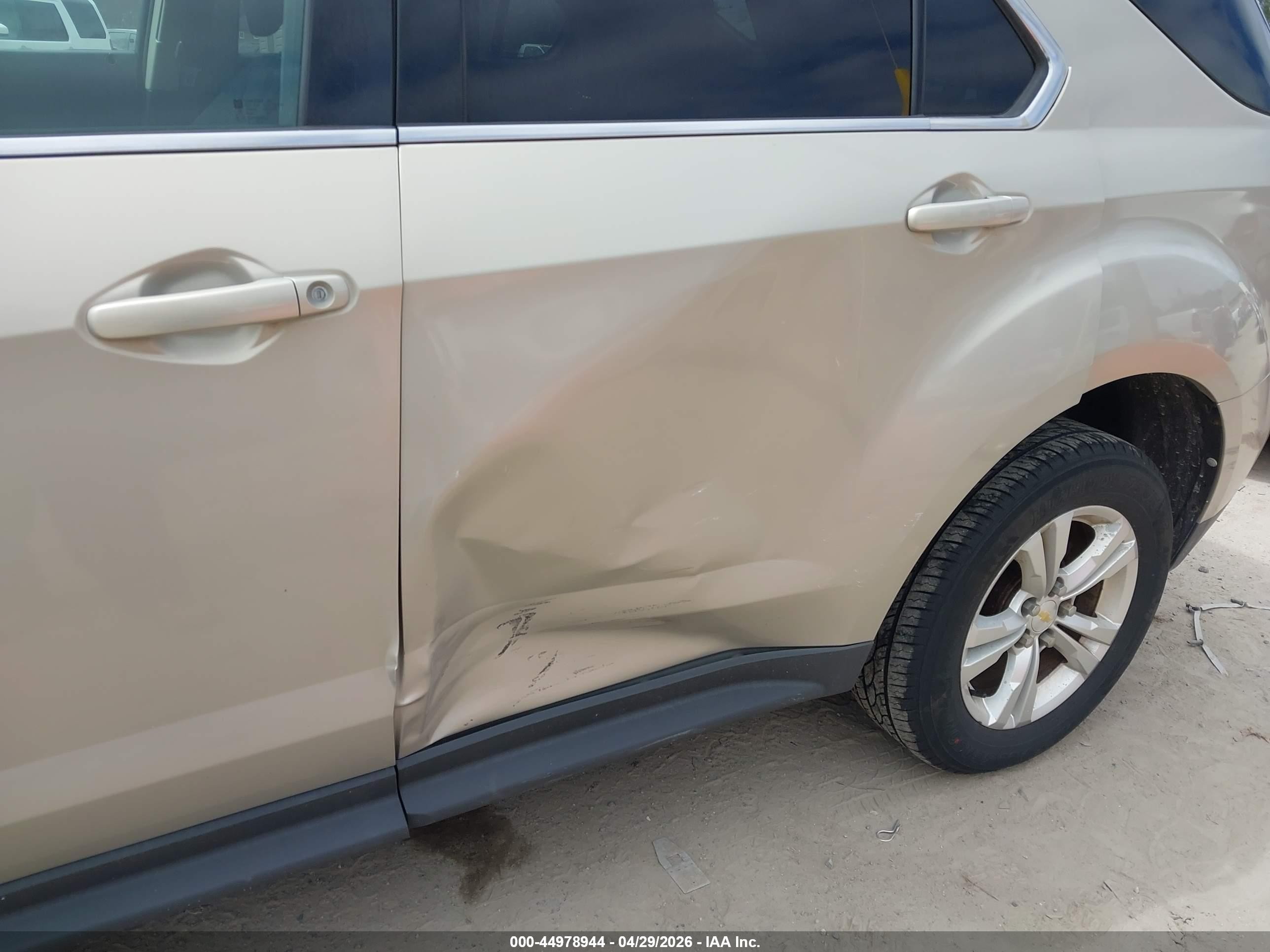 2012 Chevrolet Equinox 1lt Золотой vin: 2GNFLEEK6C6181505