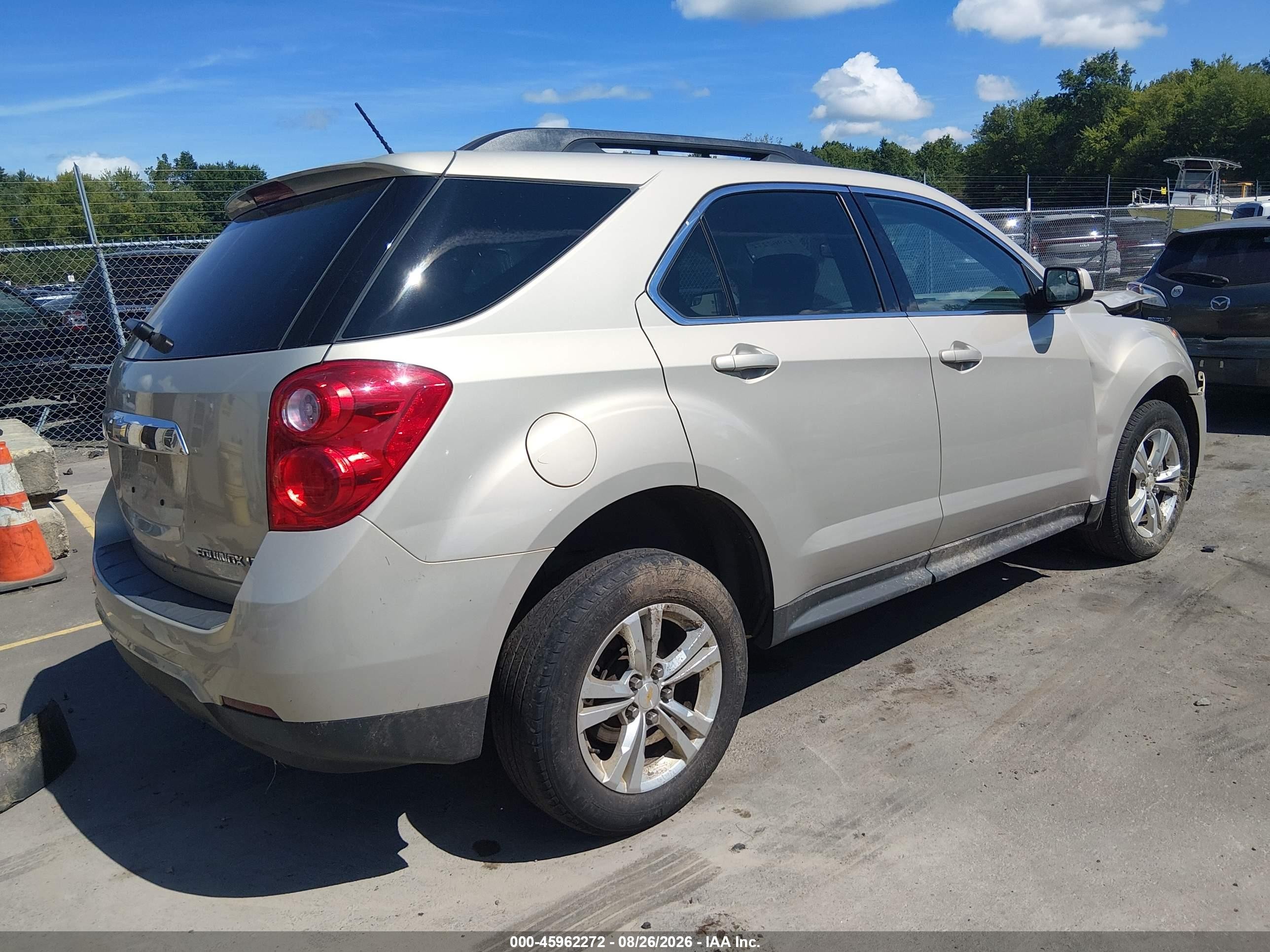 2012 Chevrolet Equinox Lt W/1lt Gold vin: 2GNFLEEK6C6243470
