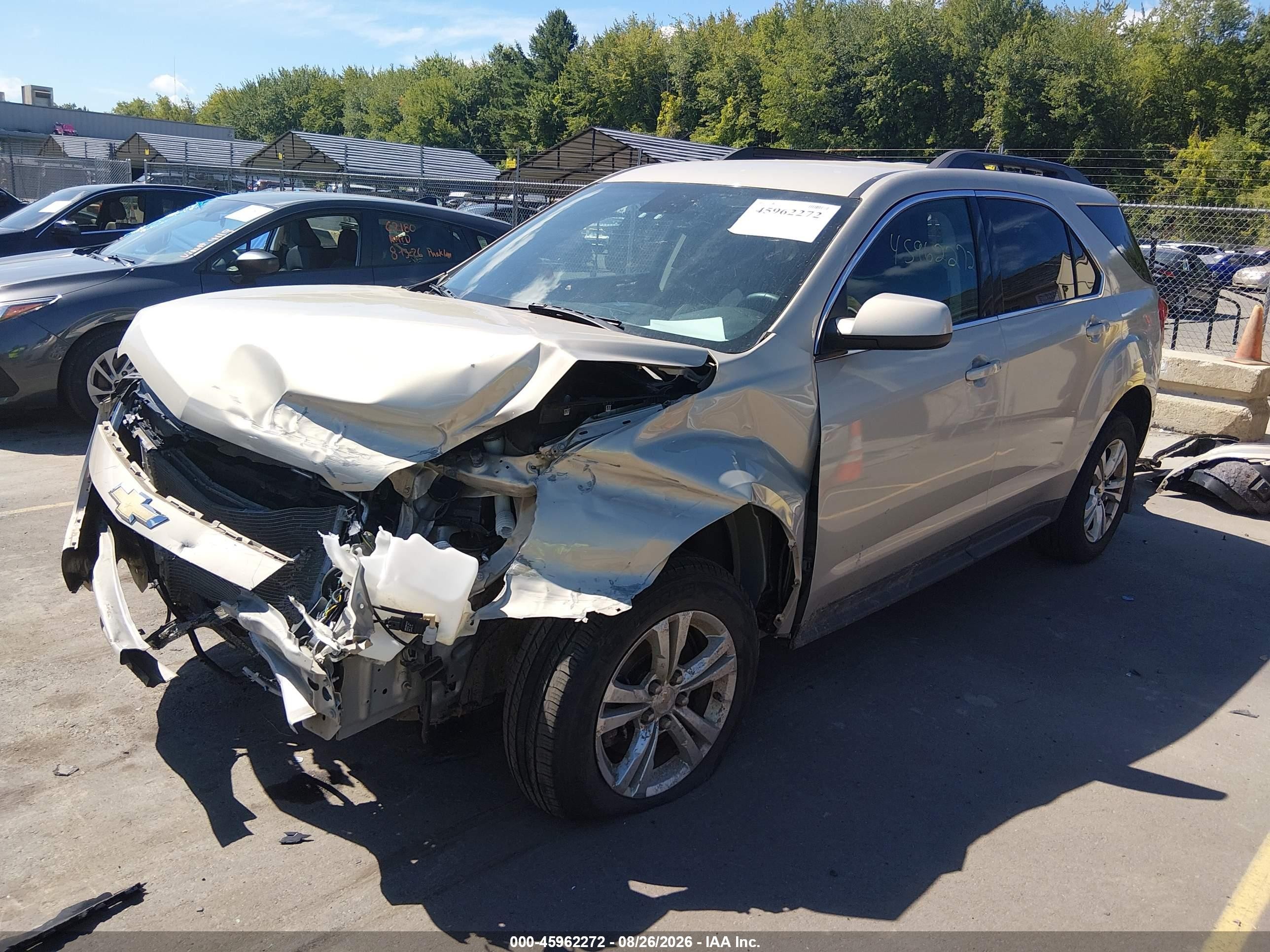 2012 Chevrolet Equinox Lt W/1lt Gold vin: 2GNFLEEK6C6243470