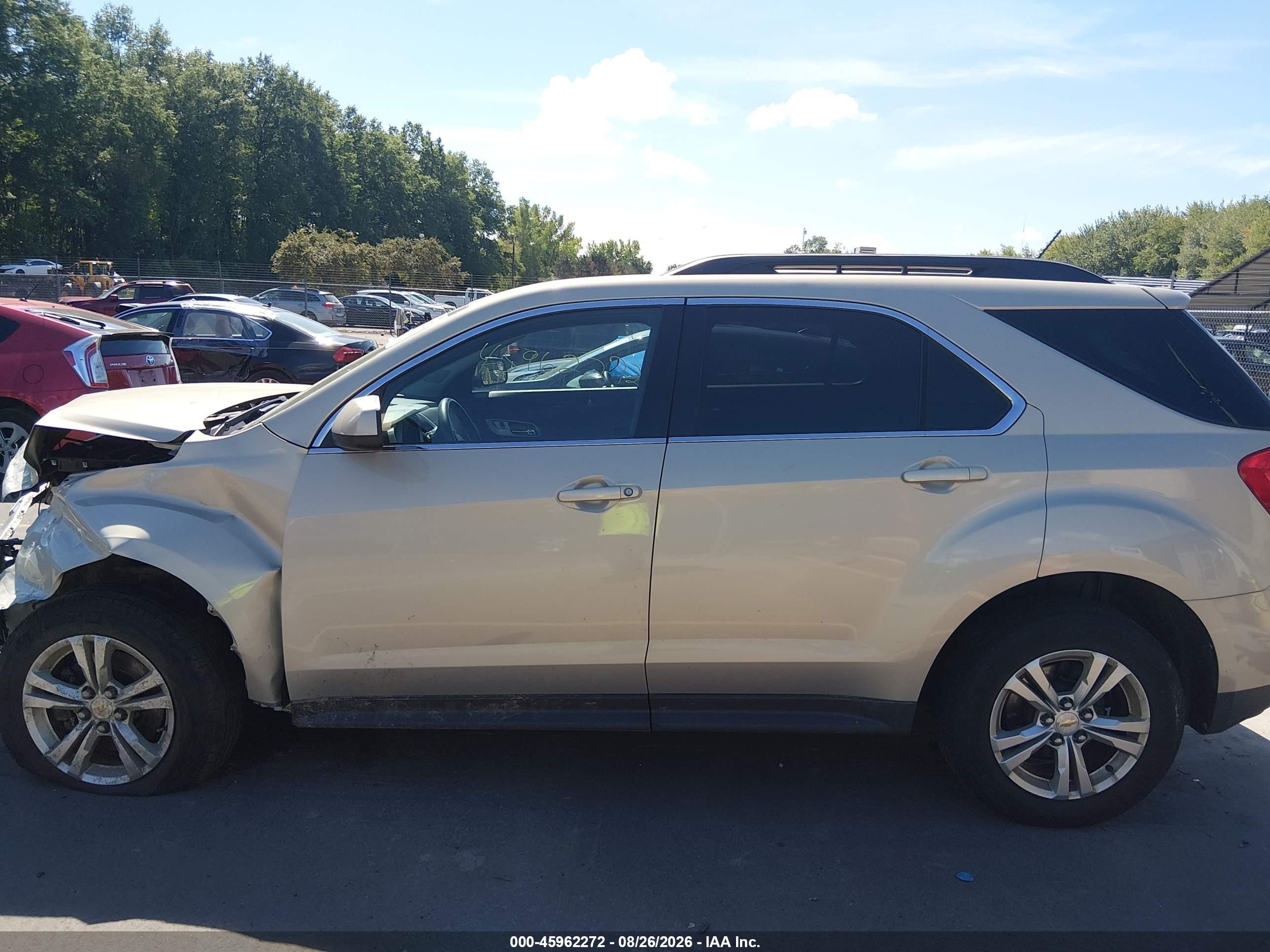 2012 Chevrolet Equinox Lt W/1lt Gold vin: 2GNFLEEK6C6243470