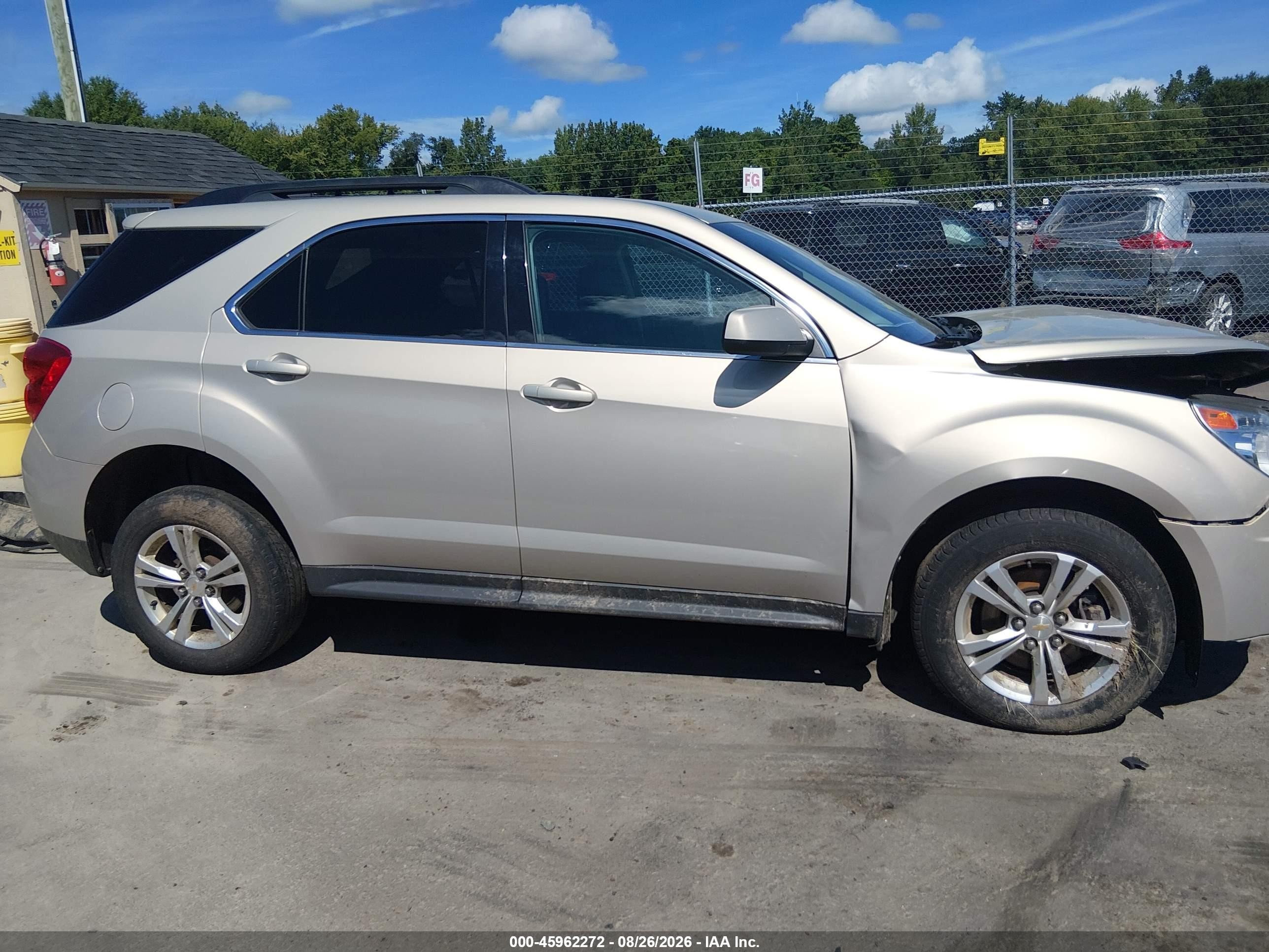 2012 Chevrolet Equinox Lt W/1lt Gold vin: 2GNFLEEK6C6243470