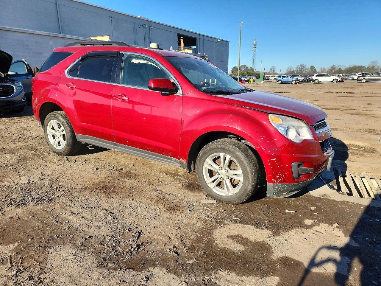 2013 Chevrolet Equinox Lt Red vin: 2GNFLEEK6D6186625
