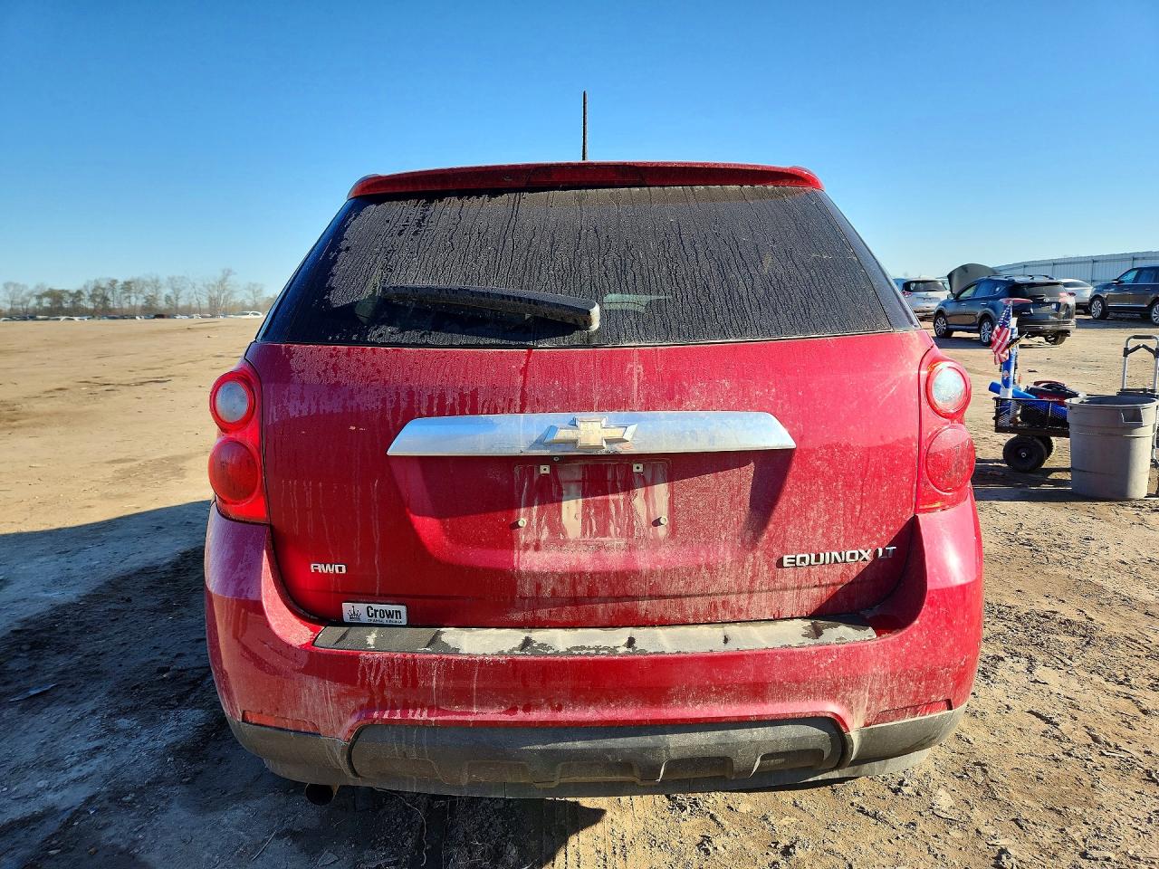 2013 Chevrolet Equinox Lt Red vin: 2GNFLEEK6D6186625