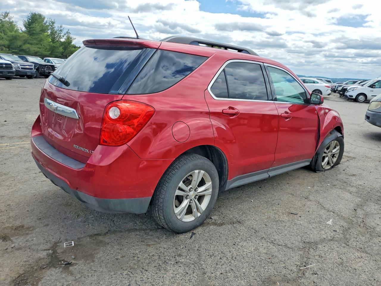 2013 Chevrolet Equinox Lt Red vin: 2GNFLEEK6D6281377
