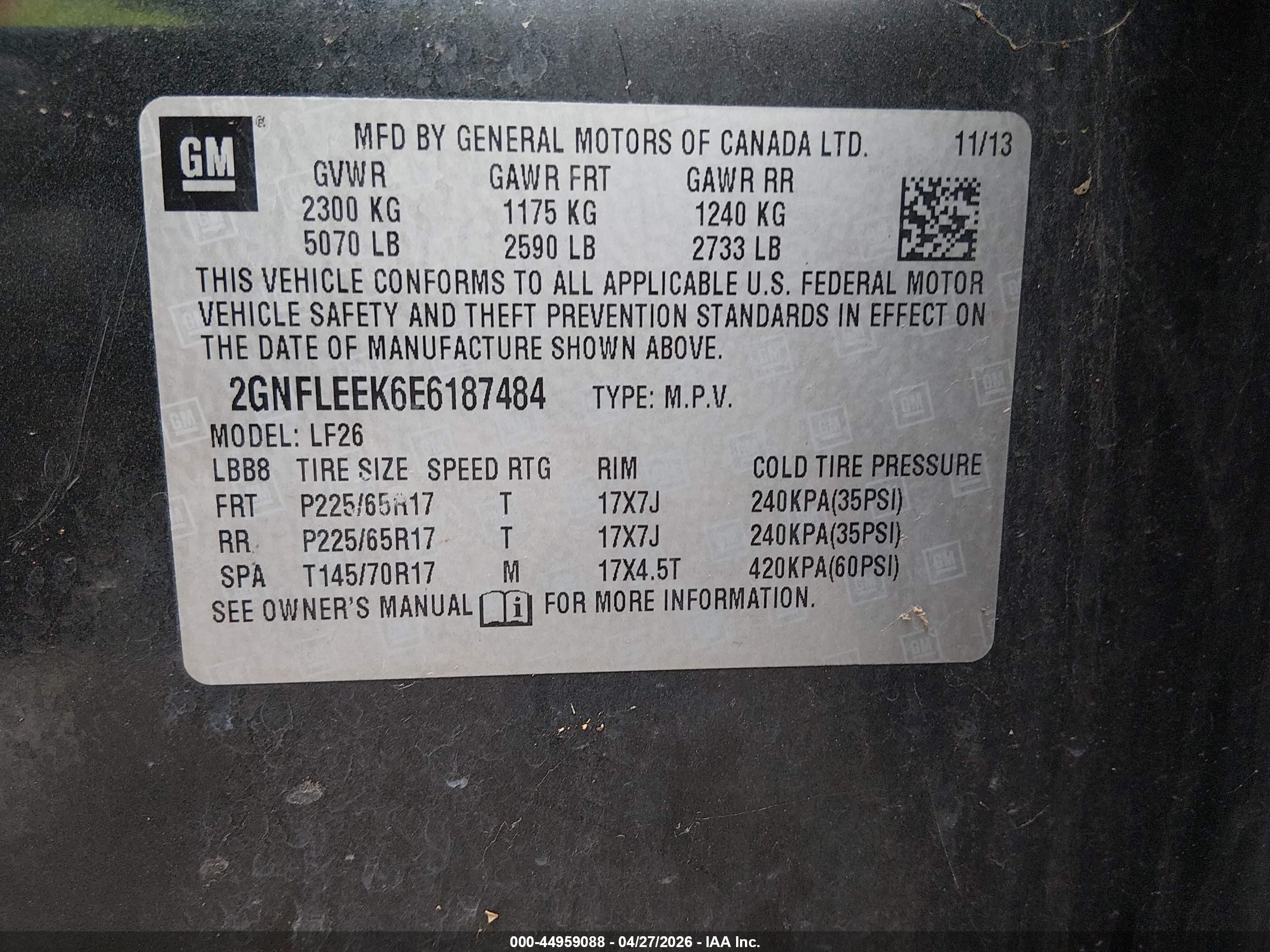 2014 Chevrolet Equinox Ls Gray vin: 2GNFLEEK6E6187484