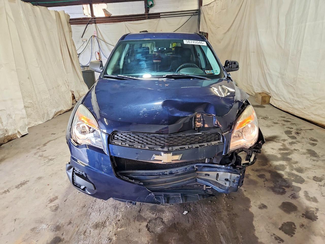 2015 Chevrolet Equinox Ls Blue vin: 2GNFLEEK6F6125438