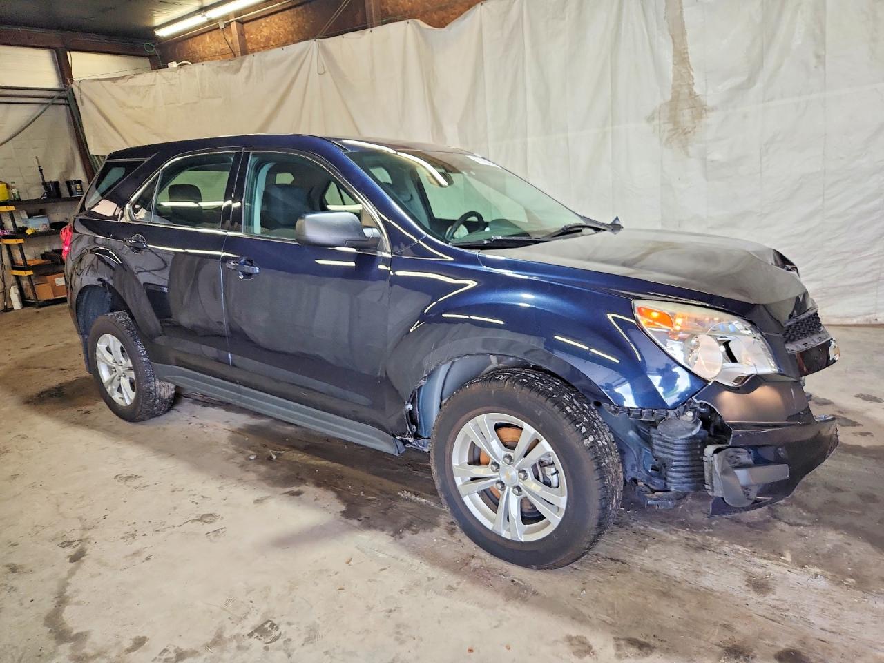 2015 Chevrolet Equinox Ls Blue vin: 2GNFLEEK6F6125438