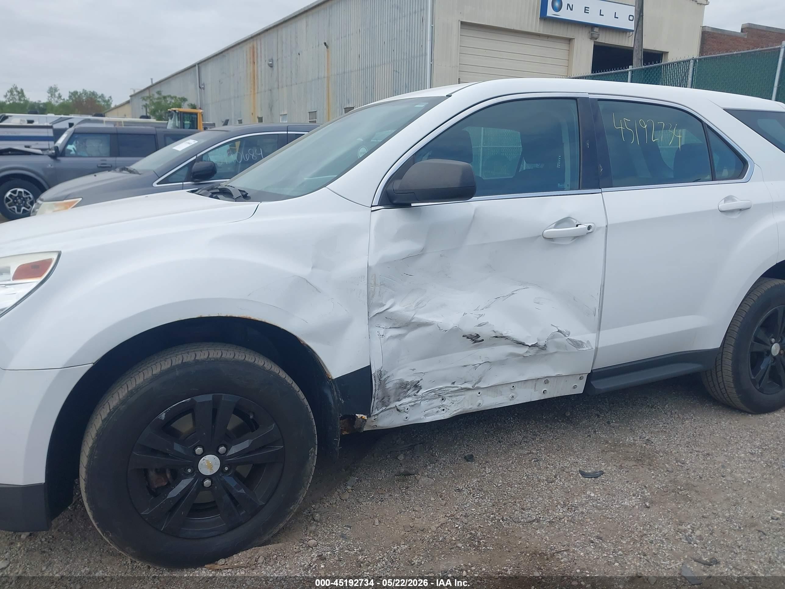 2015 Chevrolet Equinox Ls Белый vin: 2GNFLEEK6F6162425