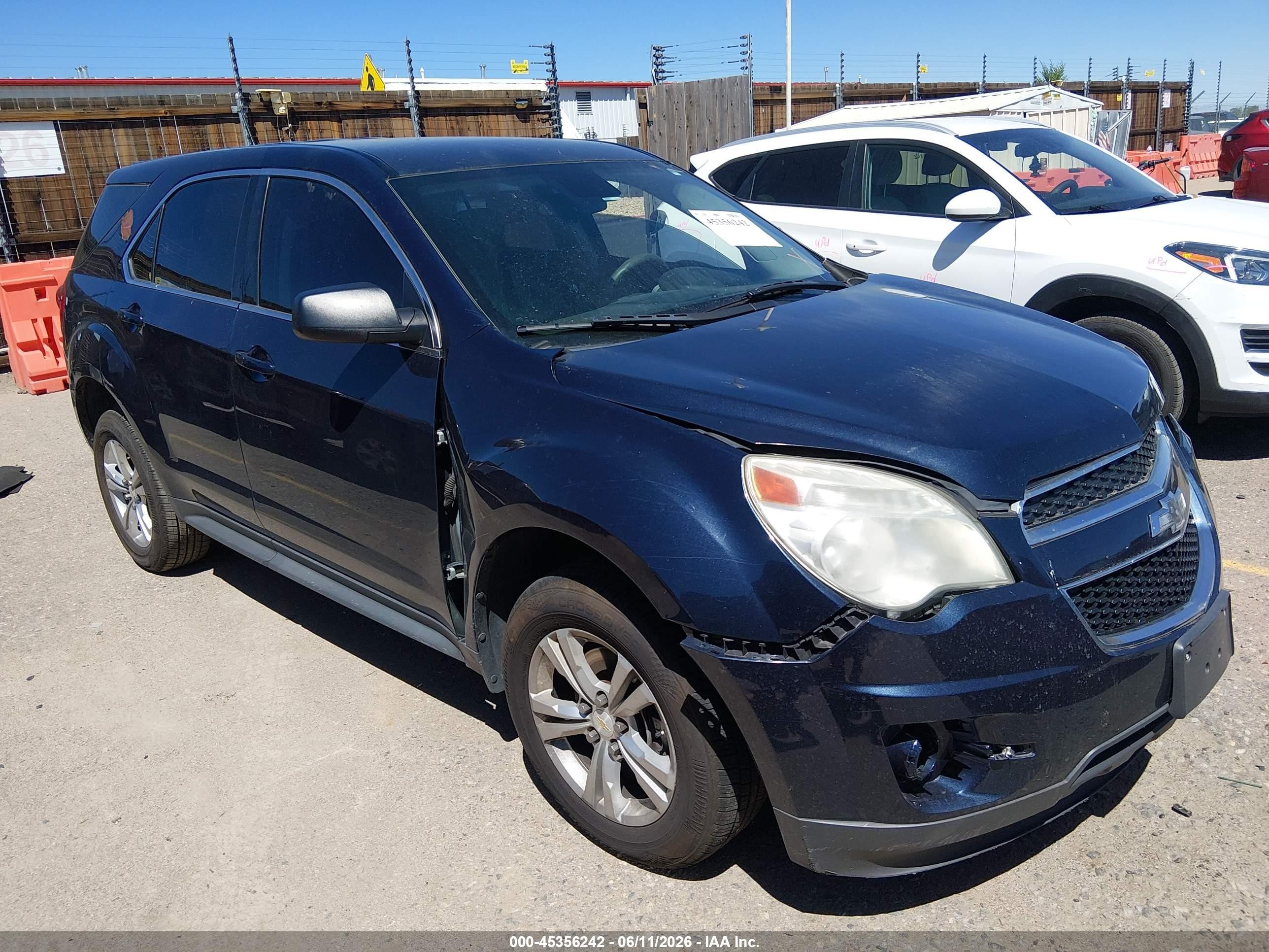 2015 Chevrolet Equinox Ls Black vin: 2GNFLEEK6F6218752