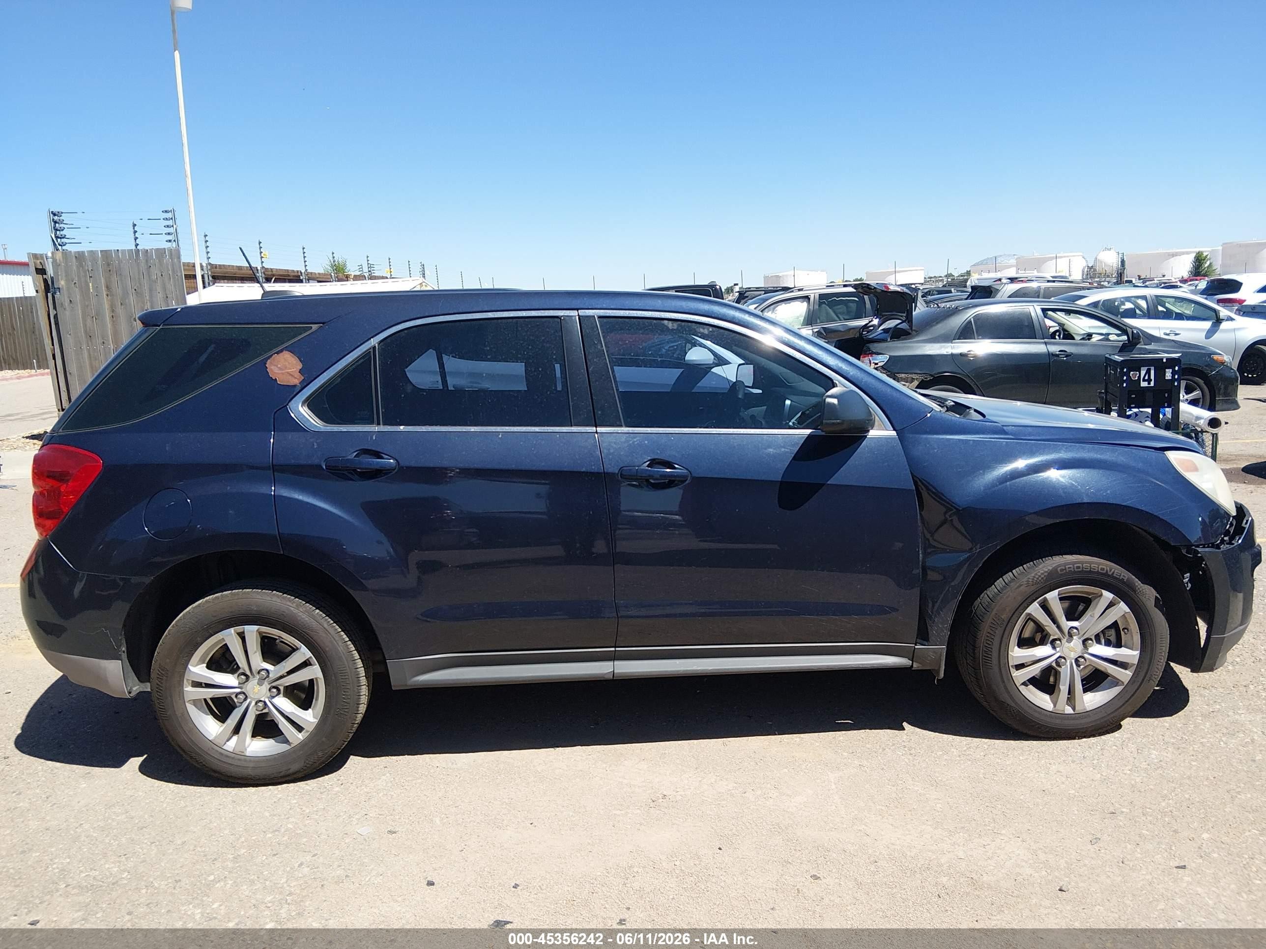 2015 Chevrolet Equinox Ls Black vin: 2GNFLEEK6F6218752