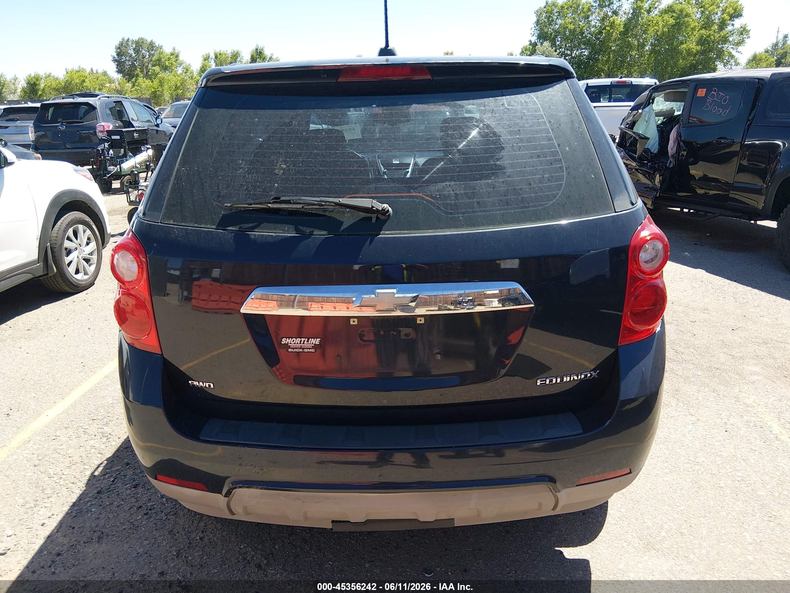 2015 Chevrolet Equinox Ls Black vin: 2GNFLEEK6F6218752