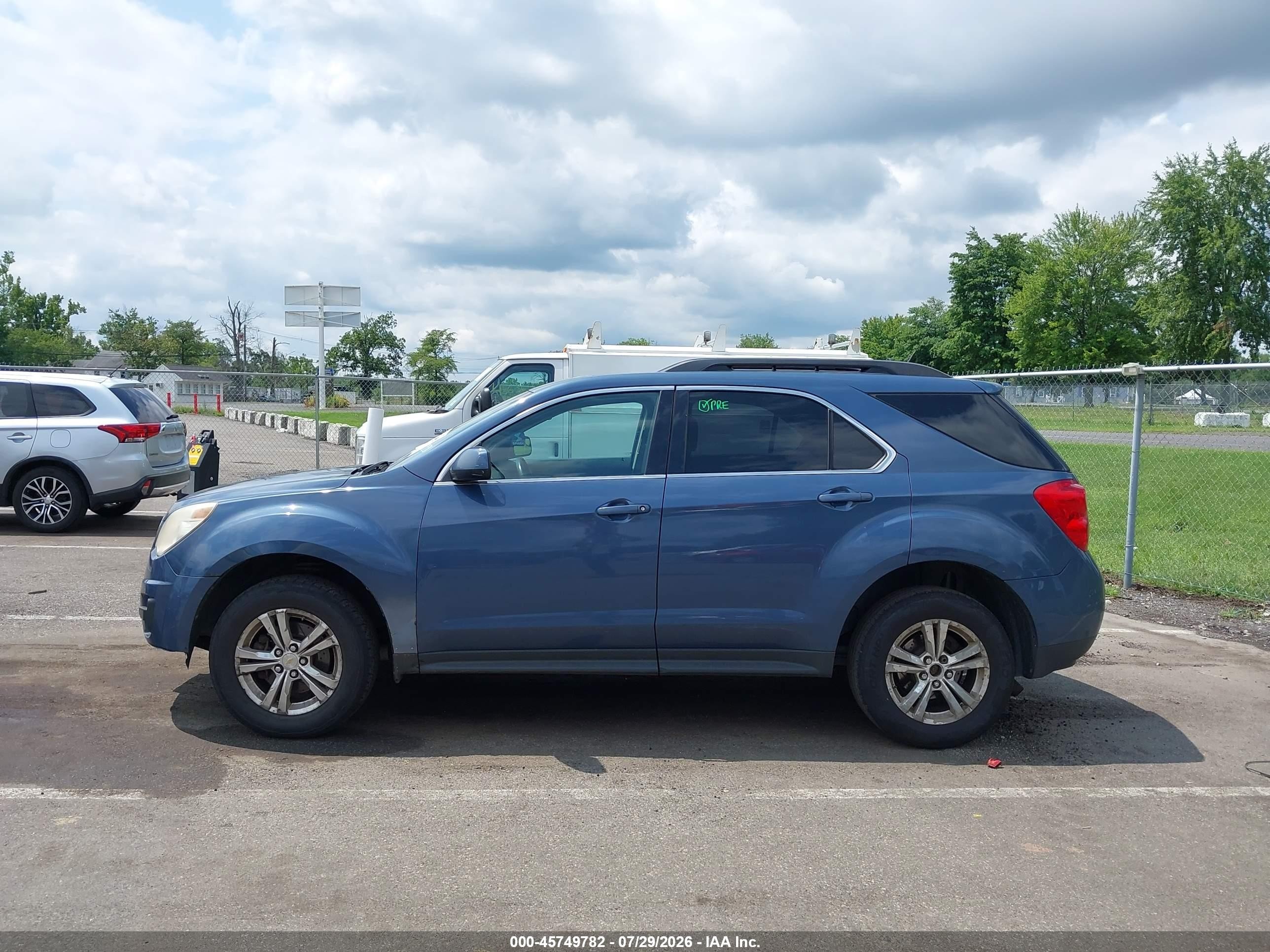 2012 Chevrolet Equinox Lt W/1lt Синий vin: 2GNFLEEK7C6196790