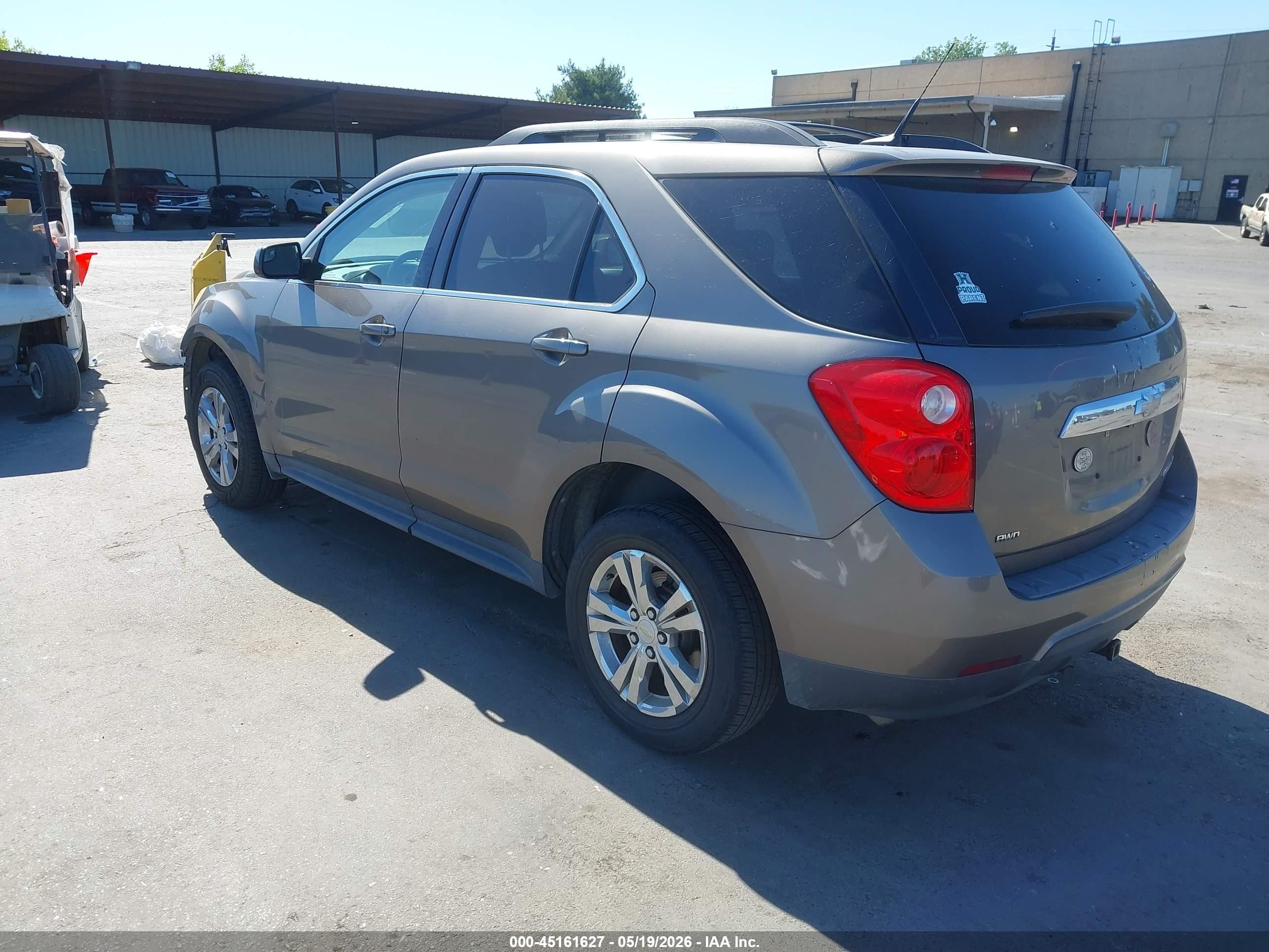 2012 Chevrolet Equinox 1lt Gray vin: 2GNFLEEK7C6236883