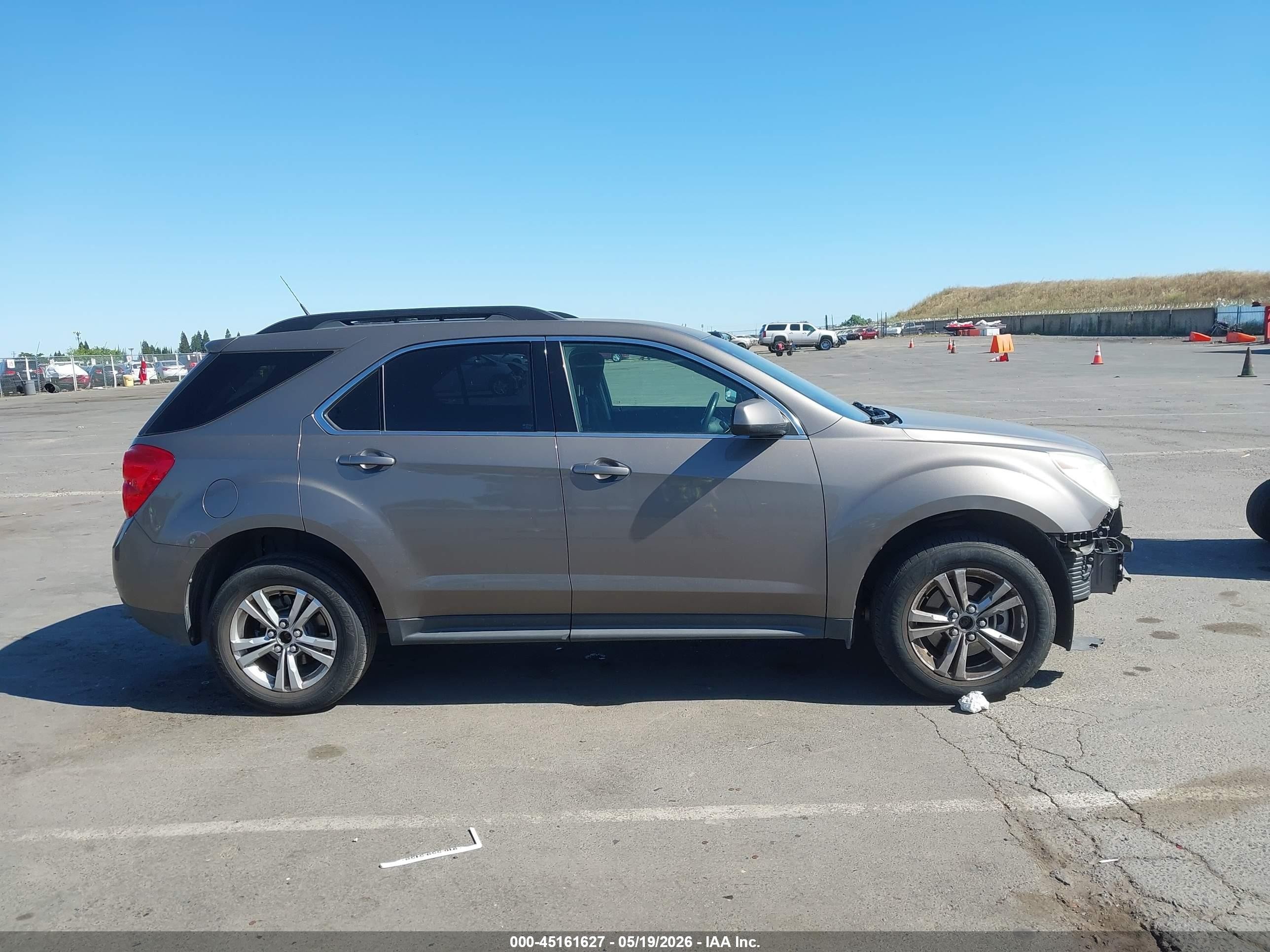 2012 Chevrolet Equinox 1lt Gray vin: 2GNFLEEK7C6236883
