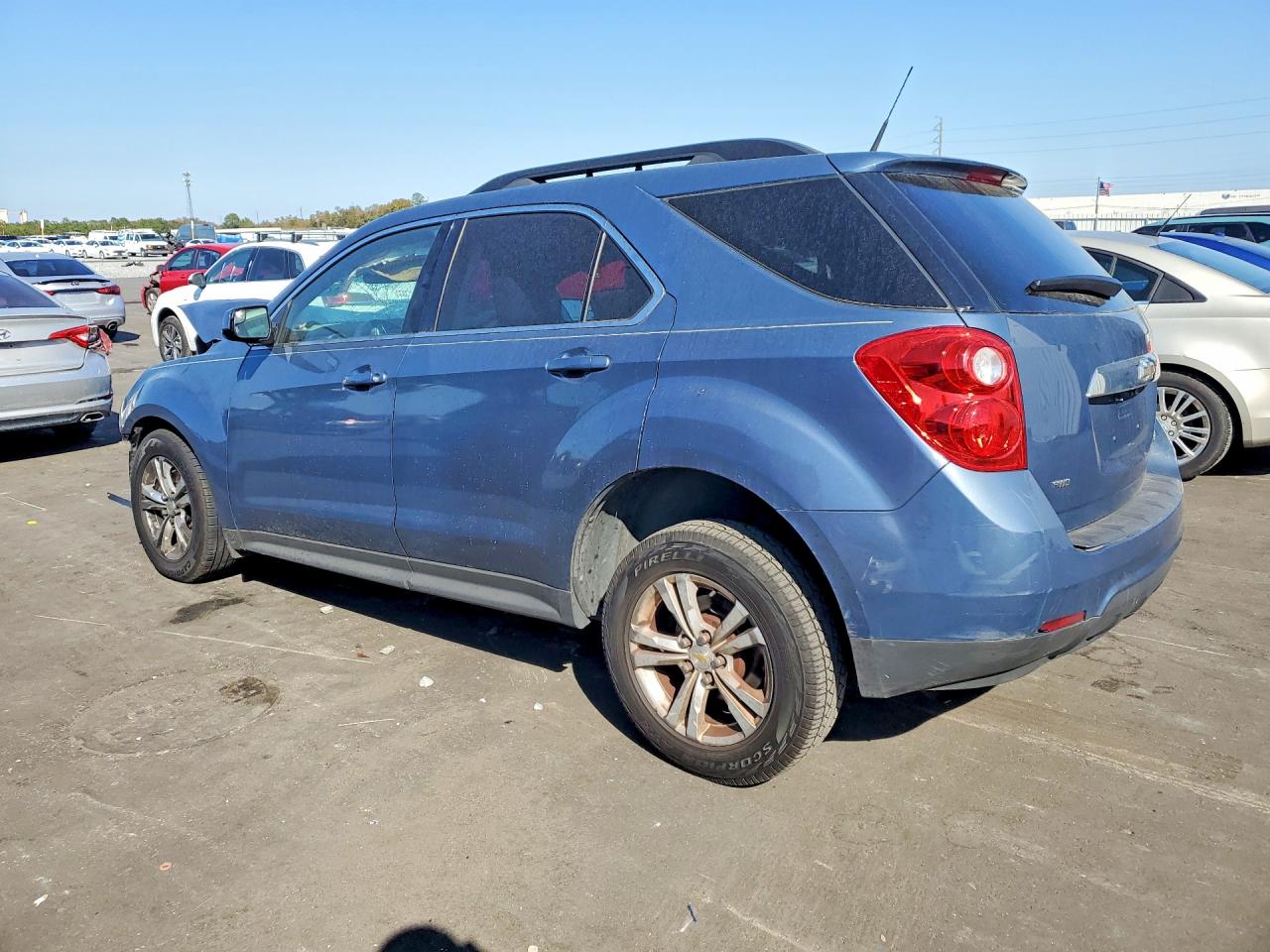 2012 Chevrolet Equinox Lt Blue vin: 2GNFLEEK7C6264134