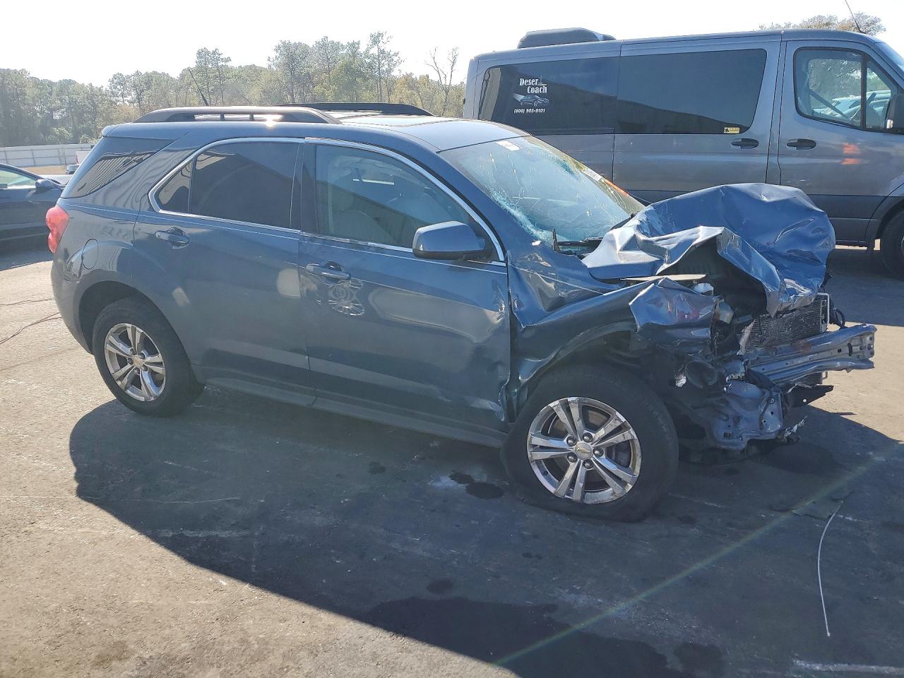 2012 Chevrolet Equinox Lt Blue vin: 2GNFLEEK7C6264134