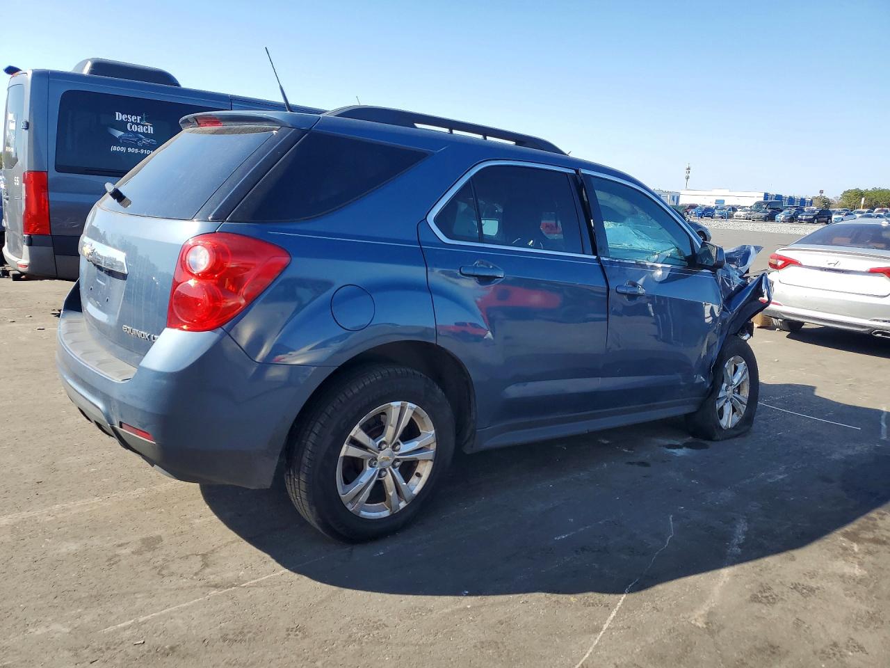 2012 Chevrolet Equinox Lt Blue vin: 2GNFLEEK7C6264134