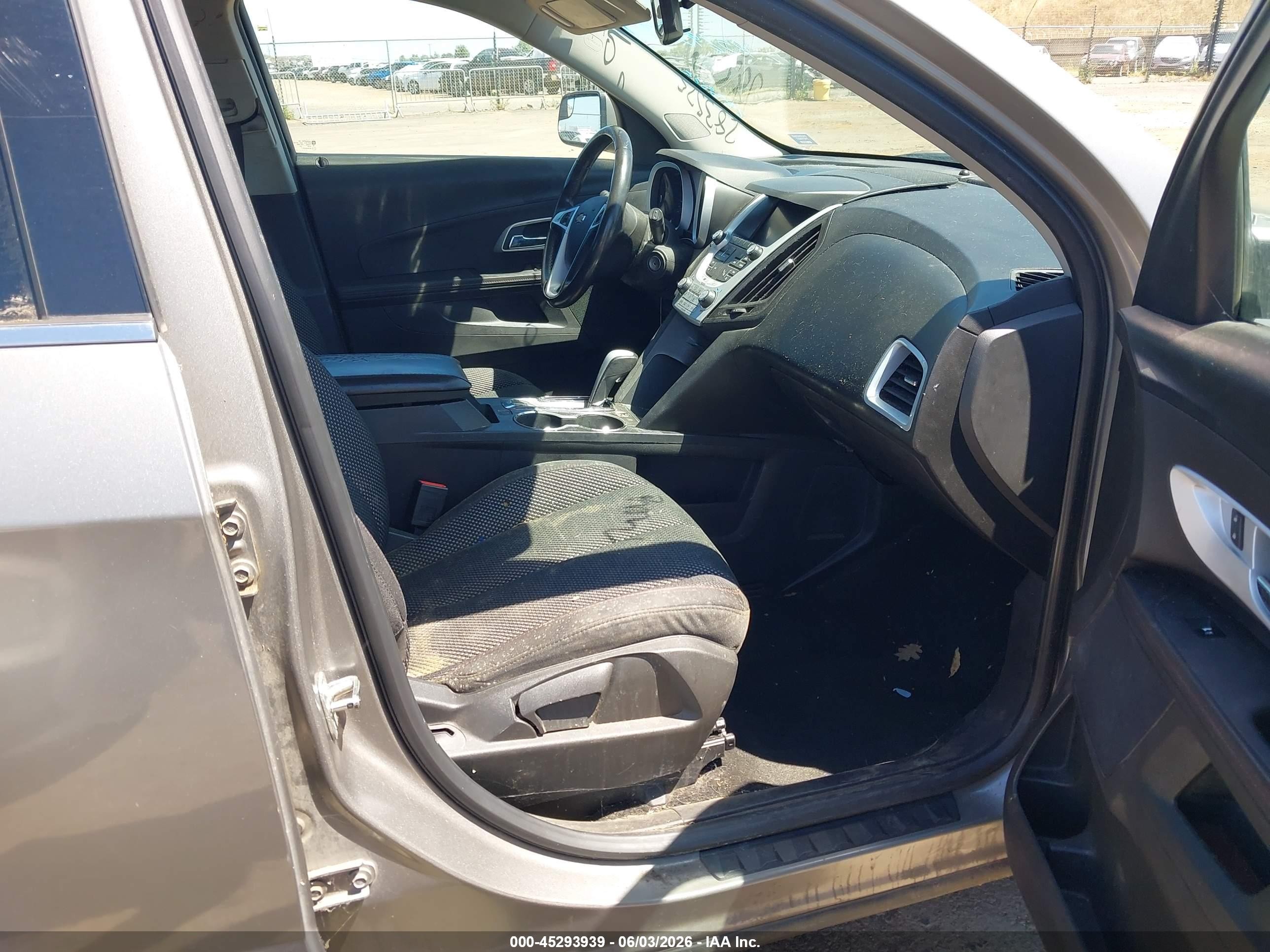 2012 Chevrolet Equinox 1lt Серый vin: 2GNFLEEK7C6283525