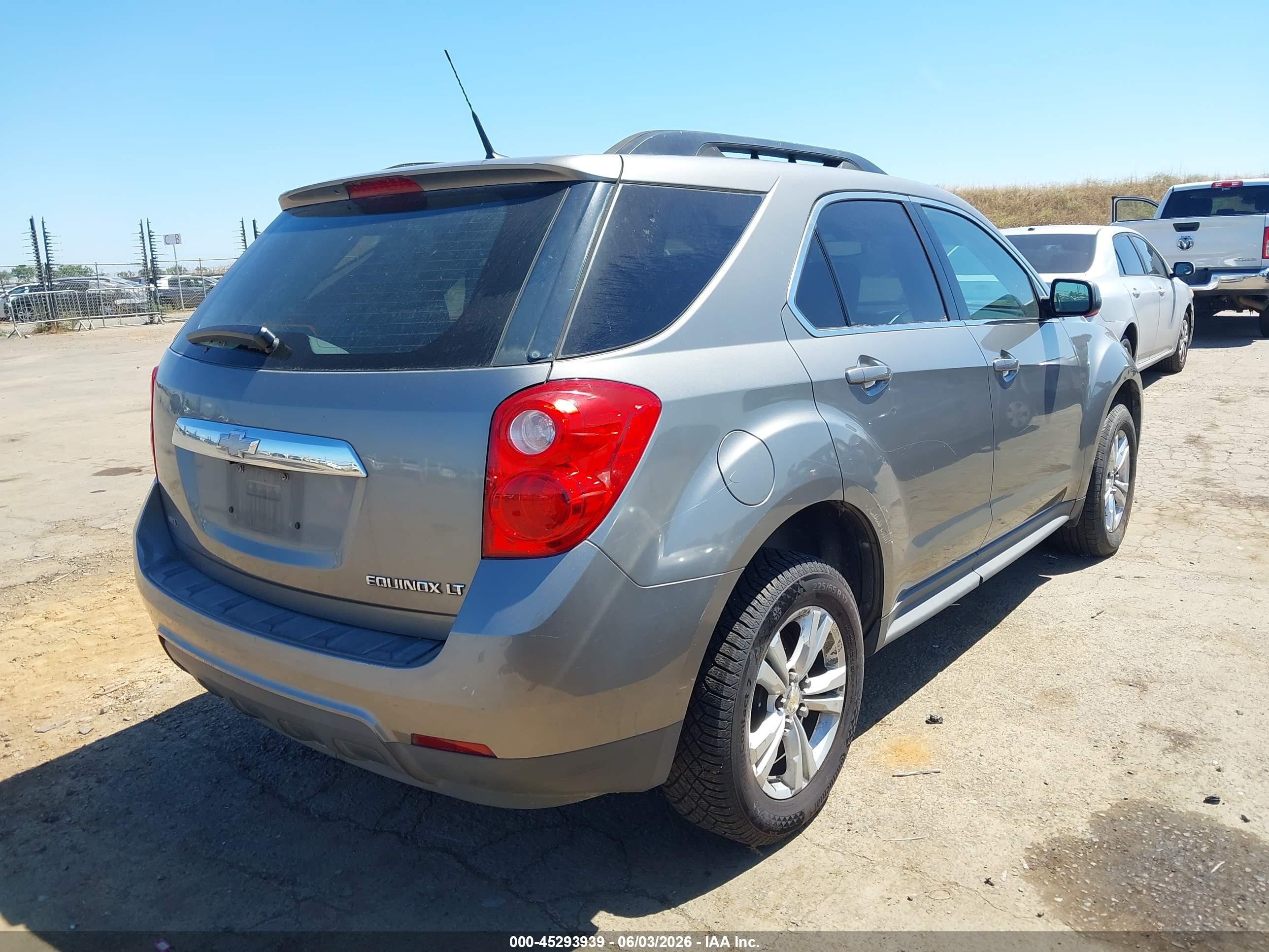 2012 Chevrolet Equinox 1lt Серый vin: 2GNFLEEK7C6283525