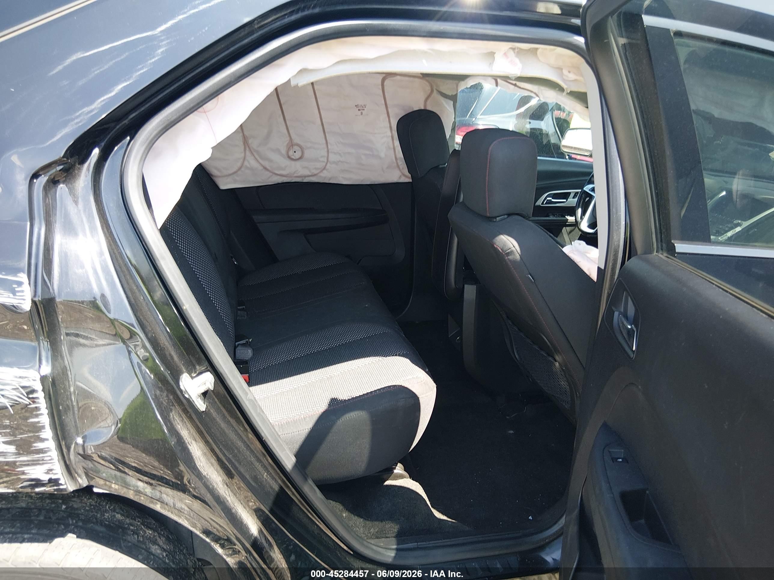 2012 Chevrolet Equinox 1lt Black vin: 2GNFLEEK7C6293391