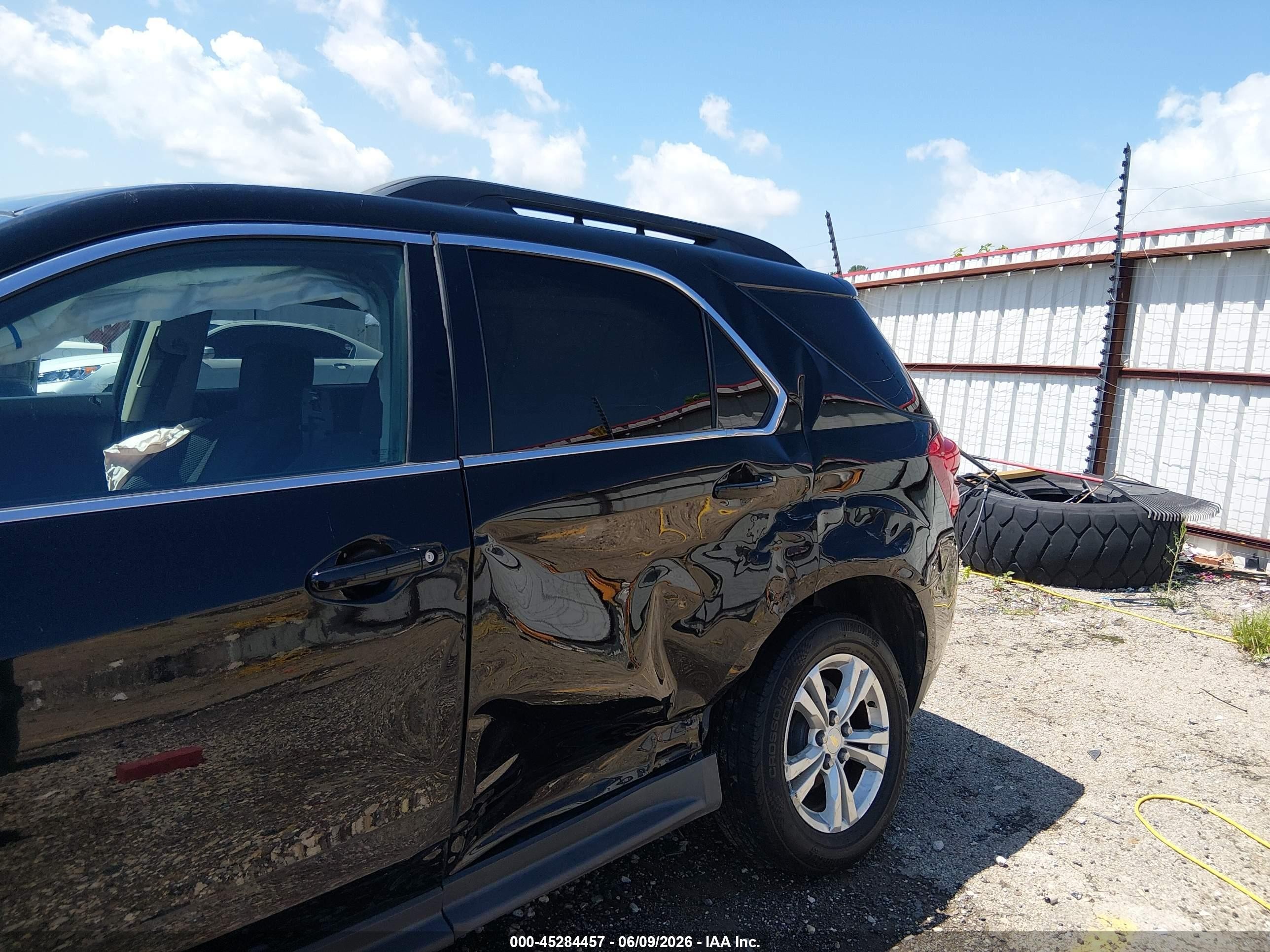 2012 Chevrolet Equinox 1lt Black vin: 2GNFLEEK7C6293391