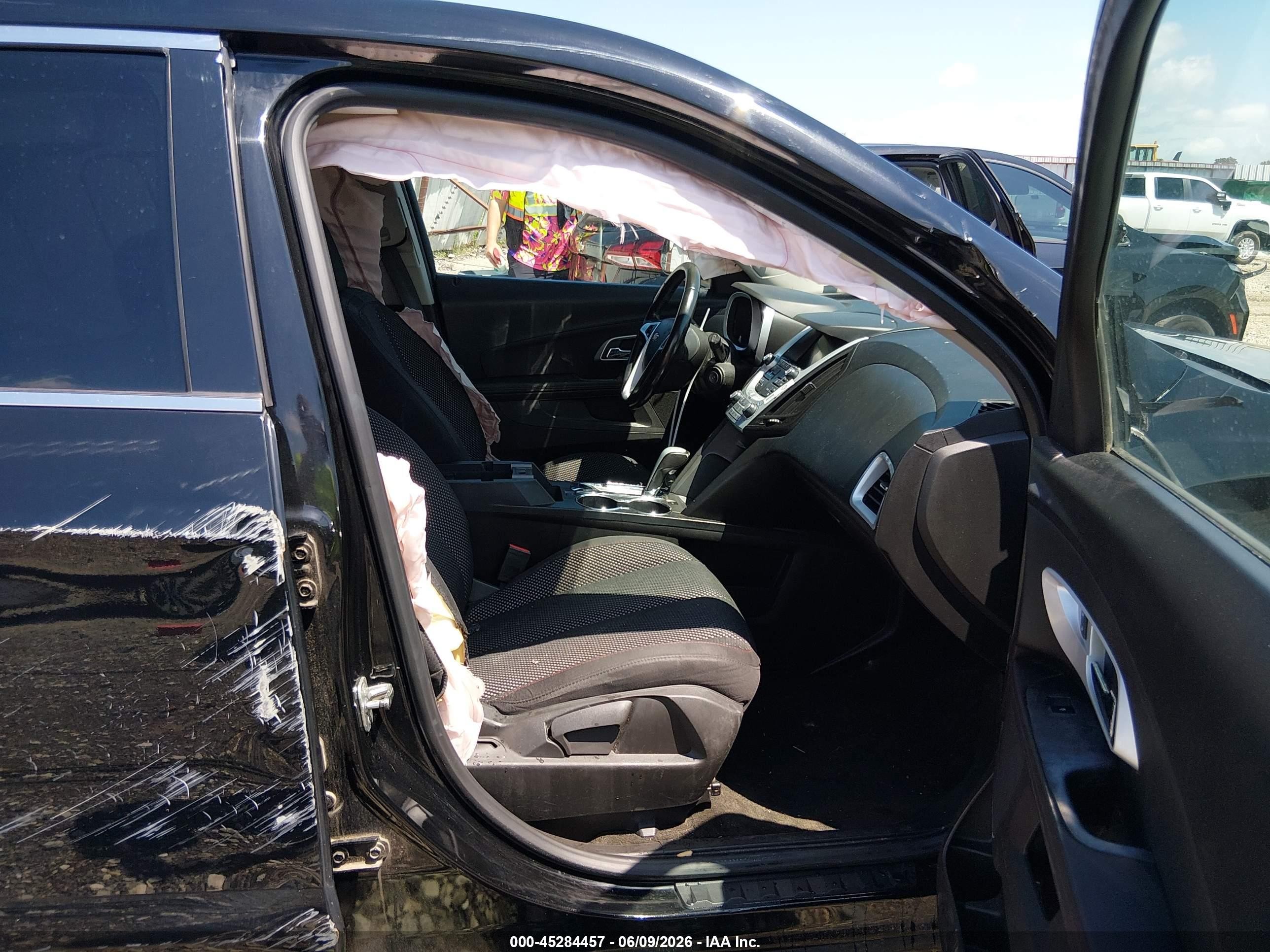 2012 Chevrolet Equinox 1lt Black vin: 2GNFLEEK7C6293391