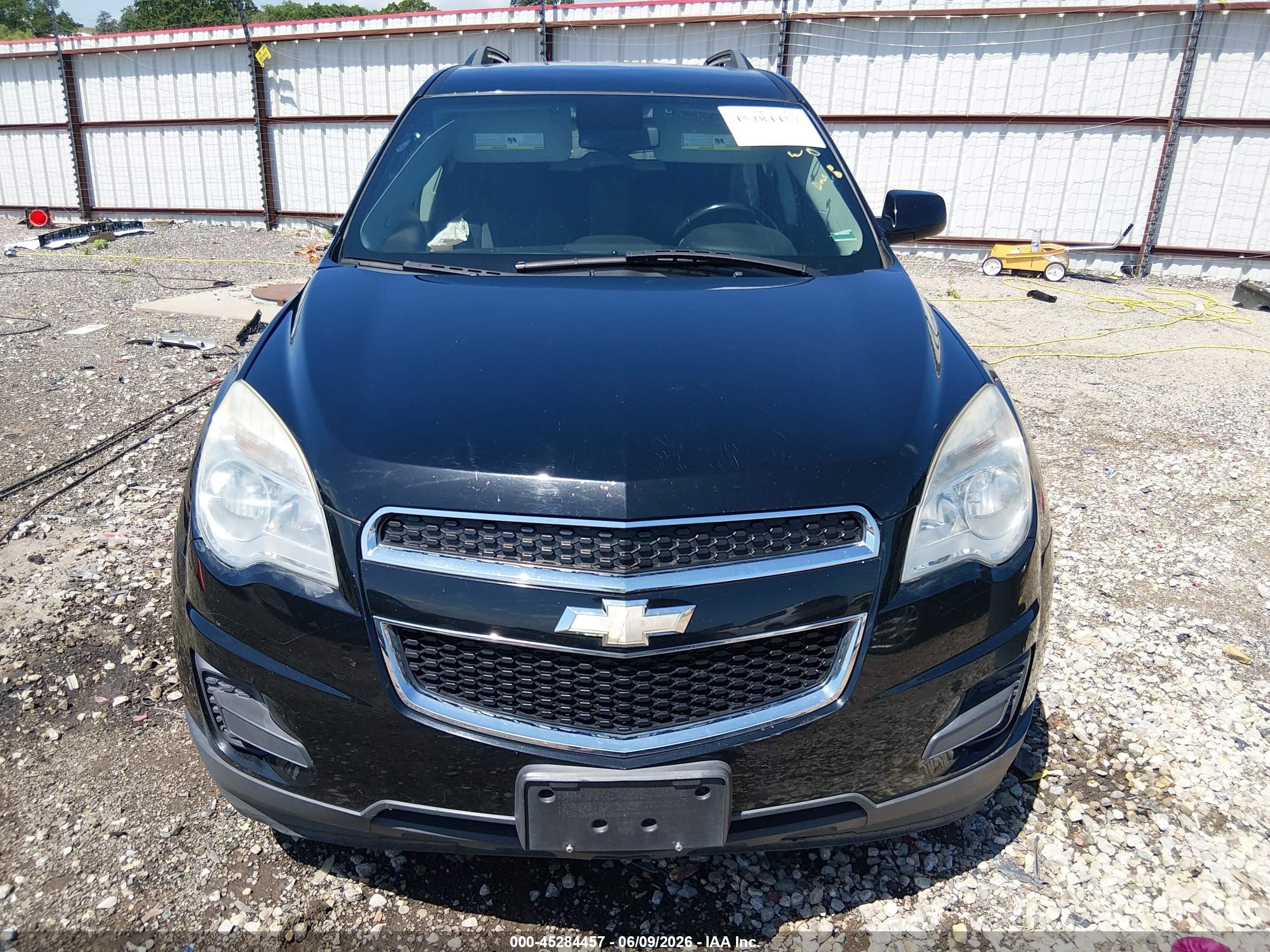 2012 Chevrolet Equinox 1lt Black vin: 2GNFLEEK7C6293391