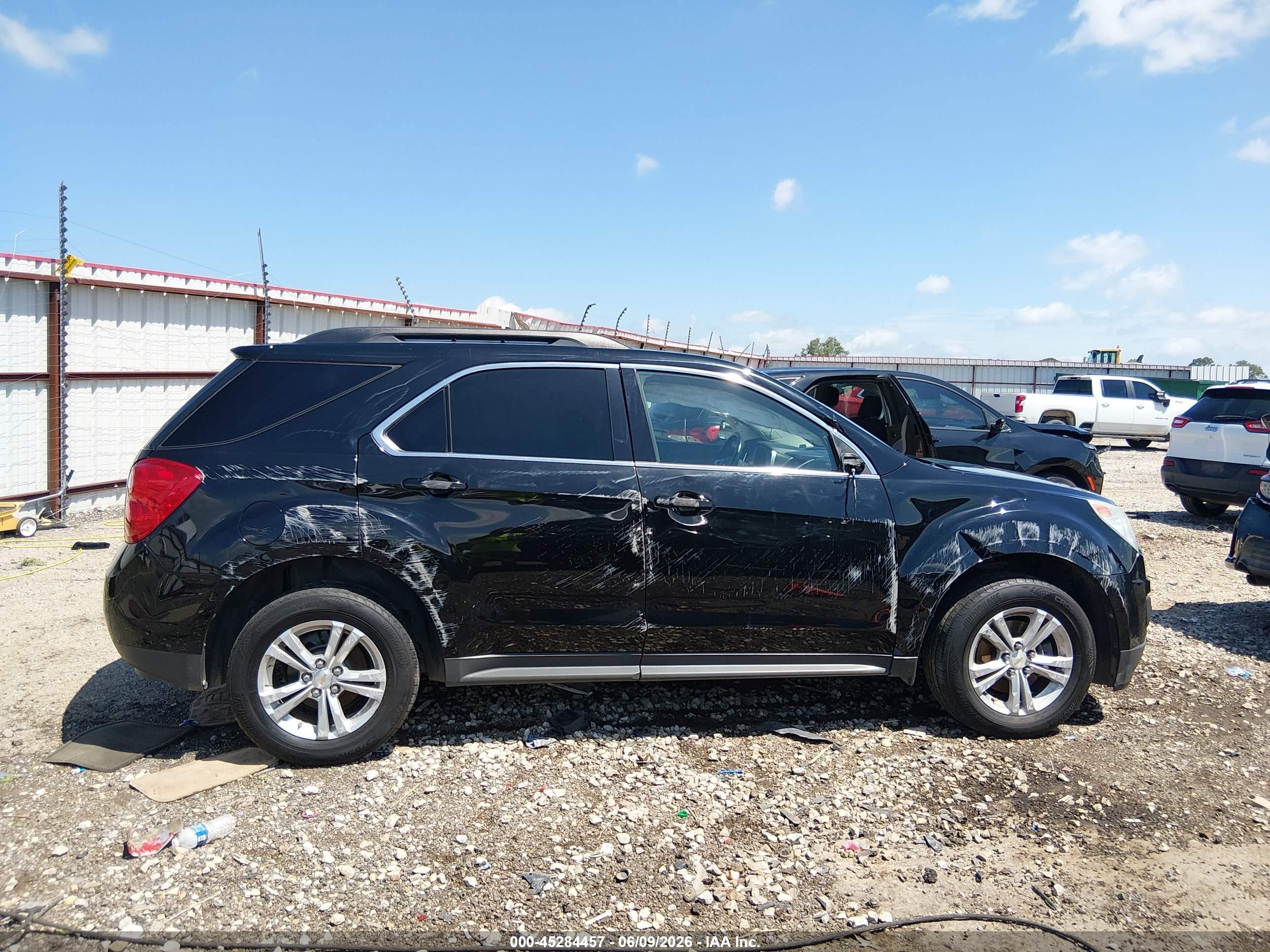 2012 Chevrolet Equinox 1lt Black vin: 2GNFLEEK7C6293391