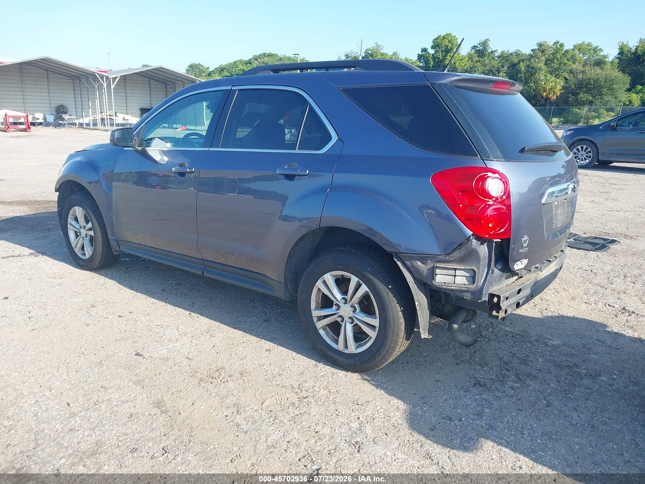 2013 Chevrolet Equinox Lt Gray vin: 2GNFLEEK7D6248985