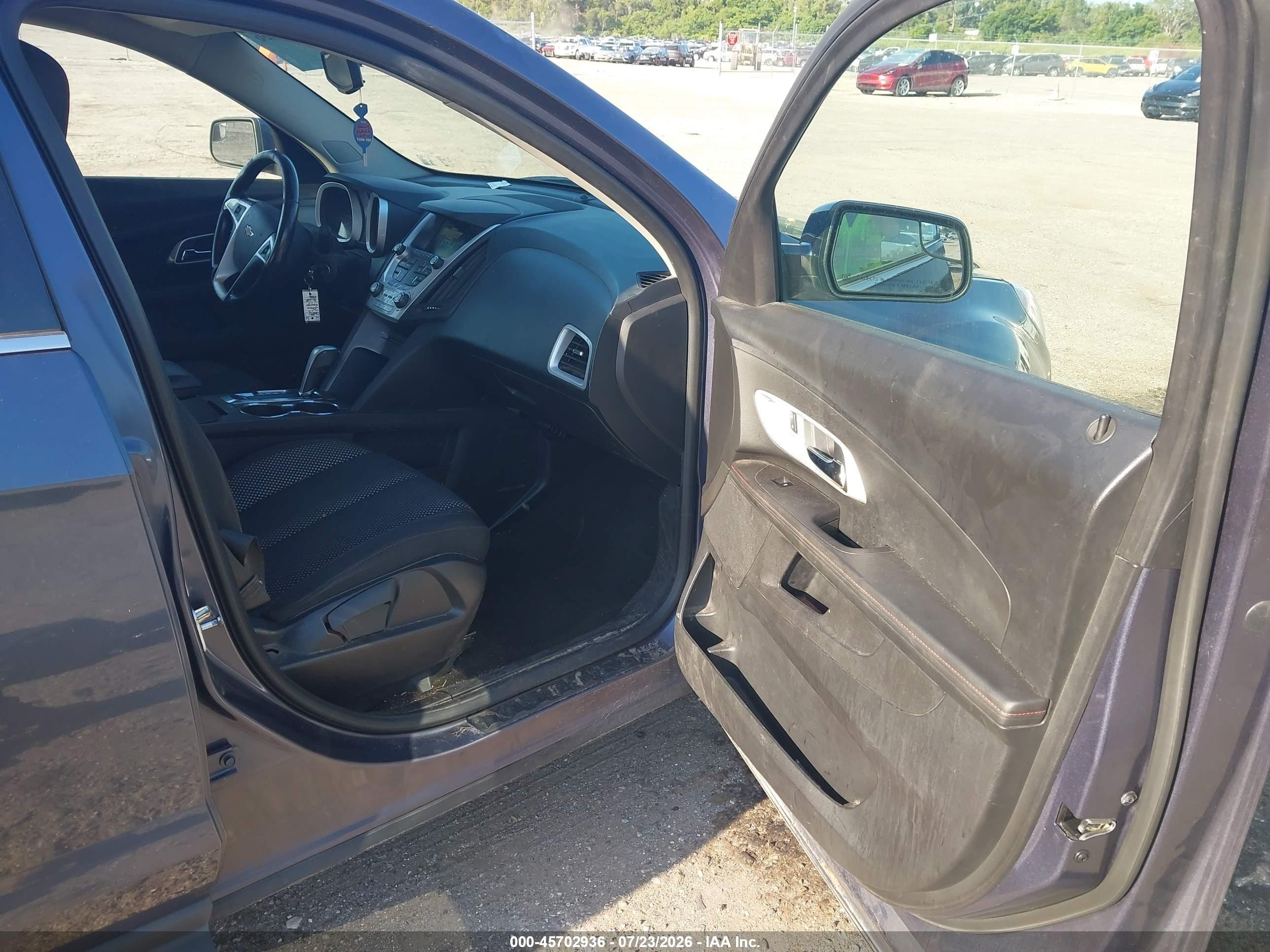2013 Chevrolet Equinox Lt Gray vin: 2GNFLEEK7D6248985