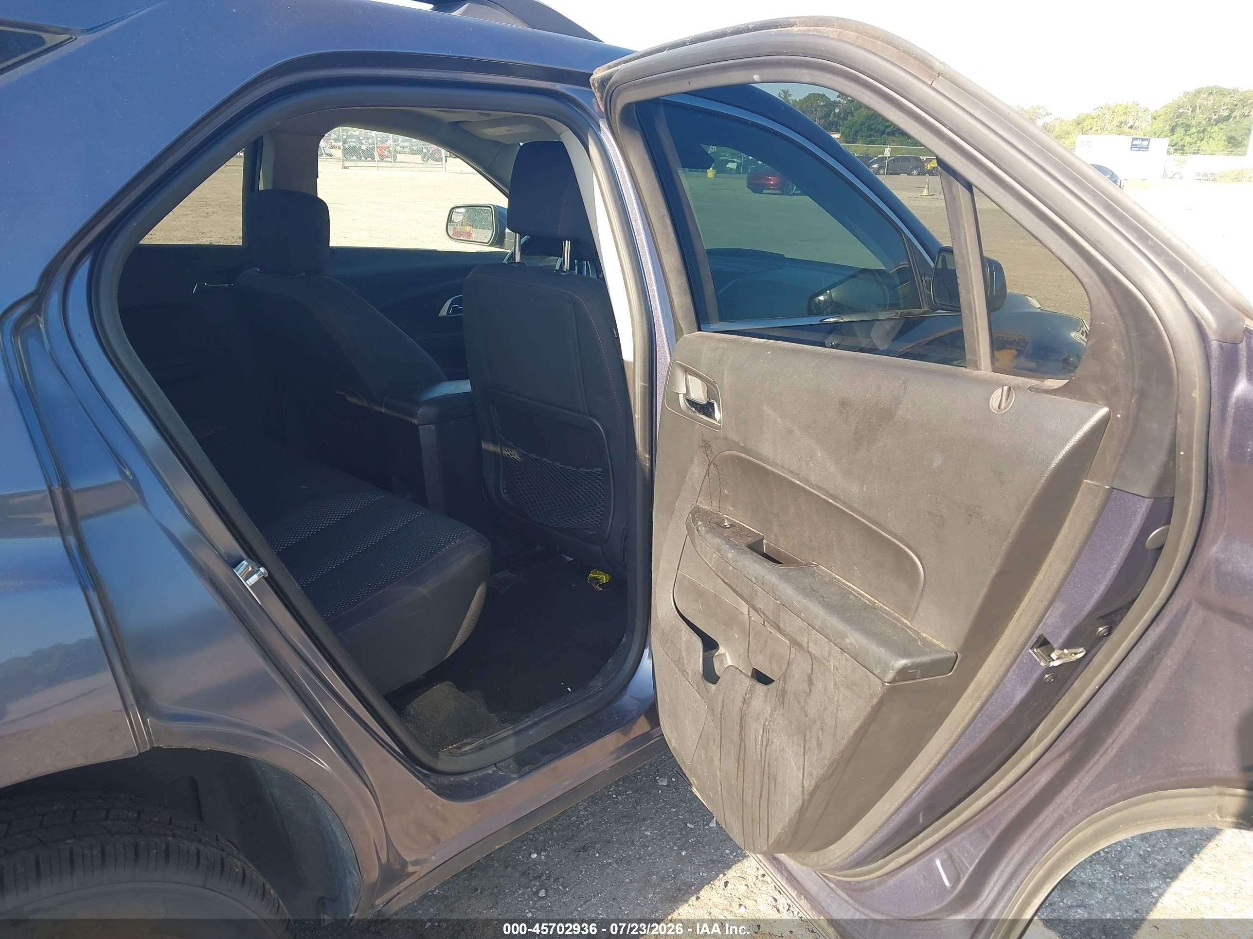 2013 Chevrolet Equinox Lt Gray vin: 2GNFLEEK7D6248985