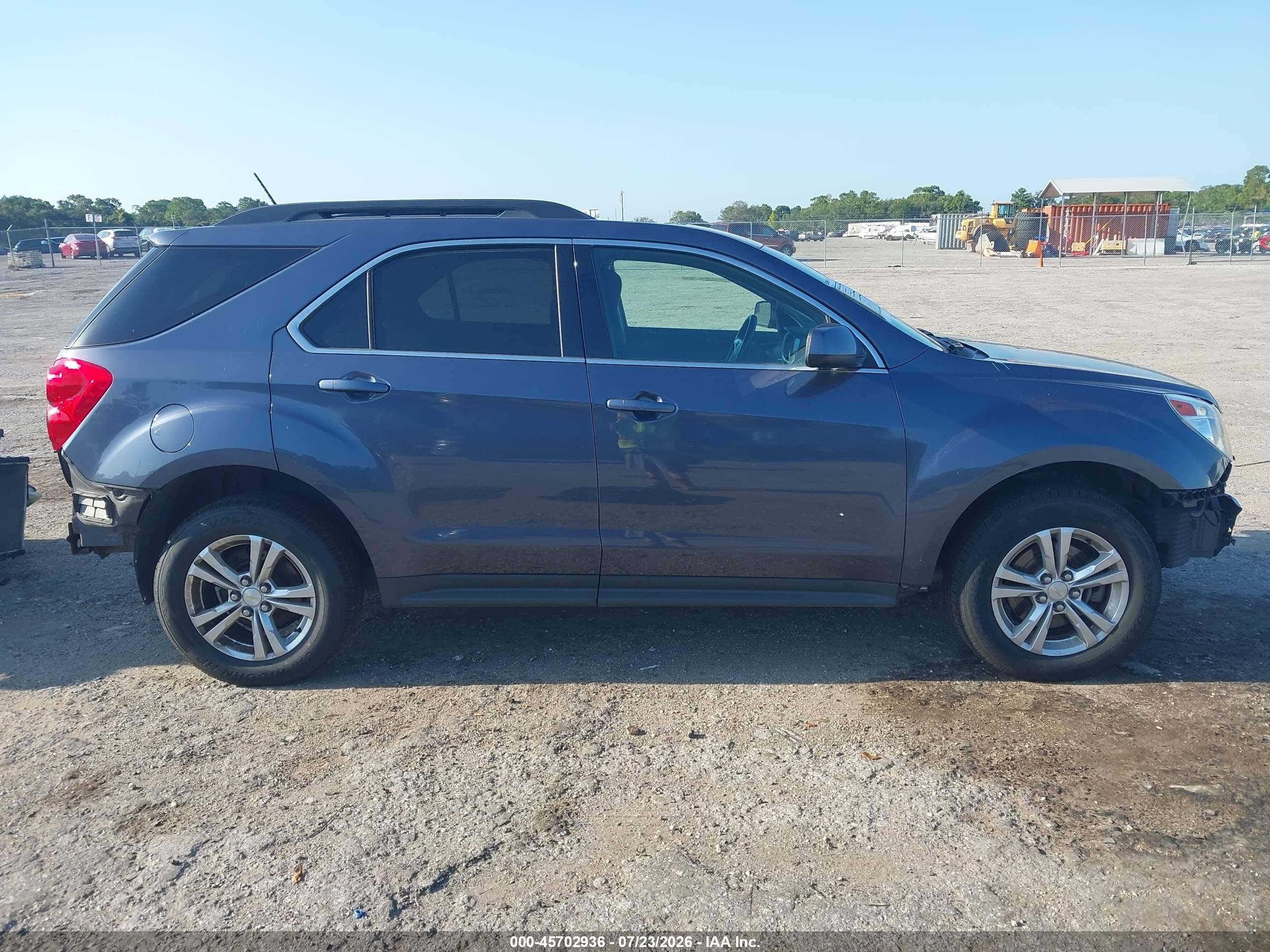 2013 Chevrolet Equinox Lt Gray vin: 2GNFLEEK7D6248985