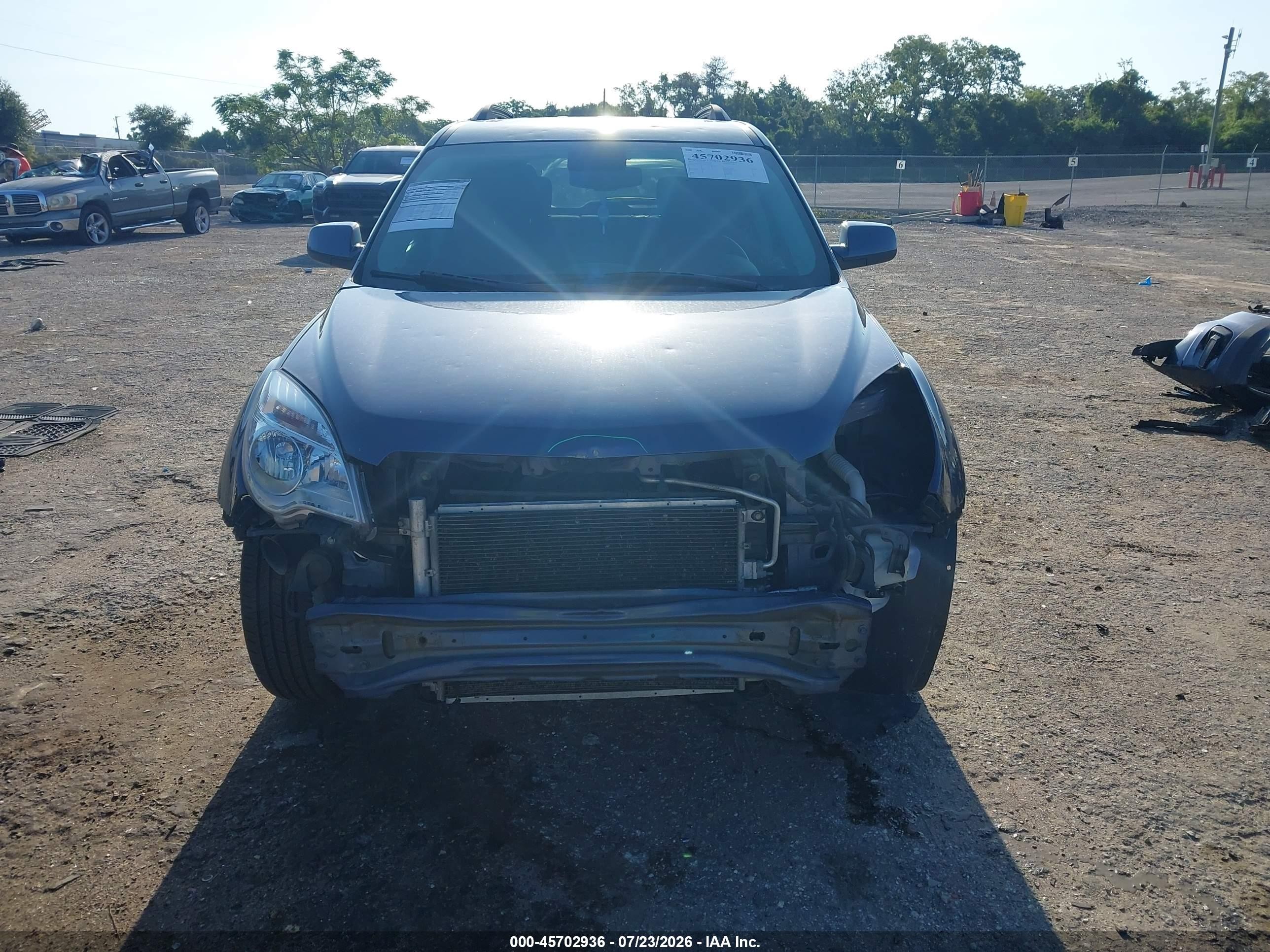2013 Chevrolet Equinox Lt Gray vin: 2GNFLEEK7D6248985