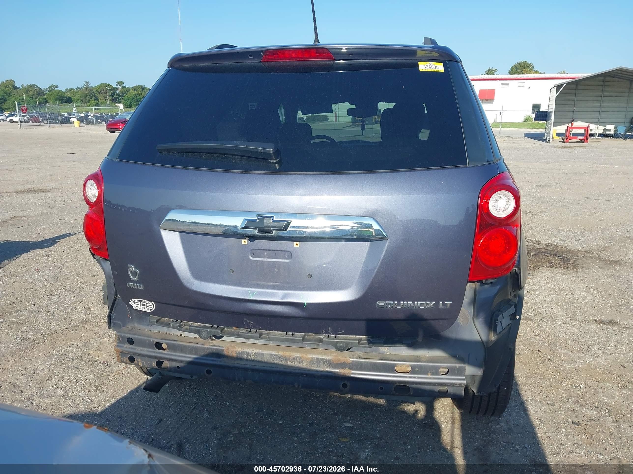 2013 Chevrolet Equinox Lt Gray vin: 2GNFLEEK7D6248985