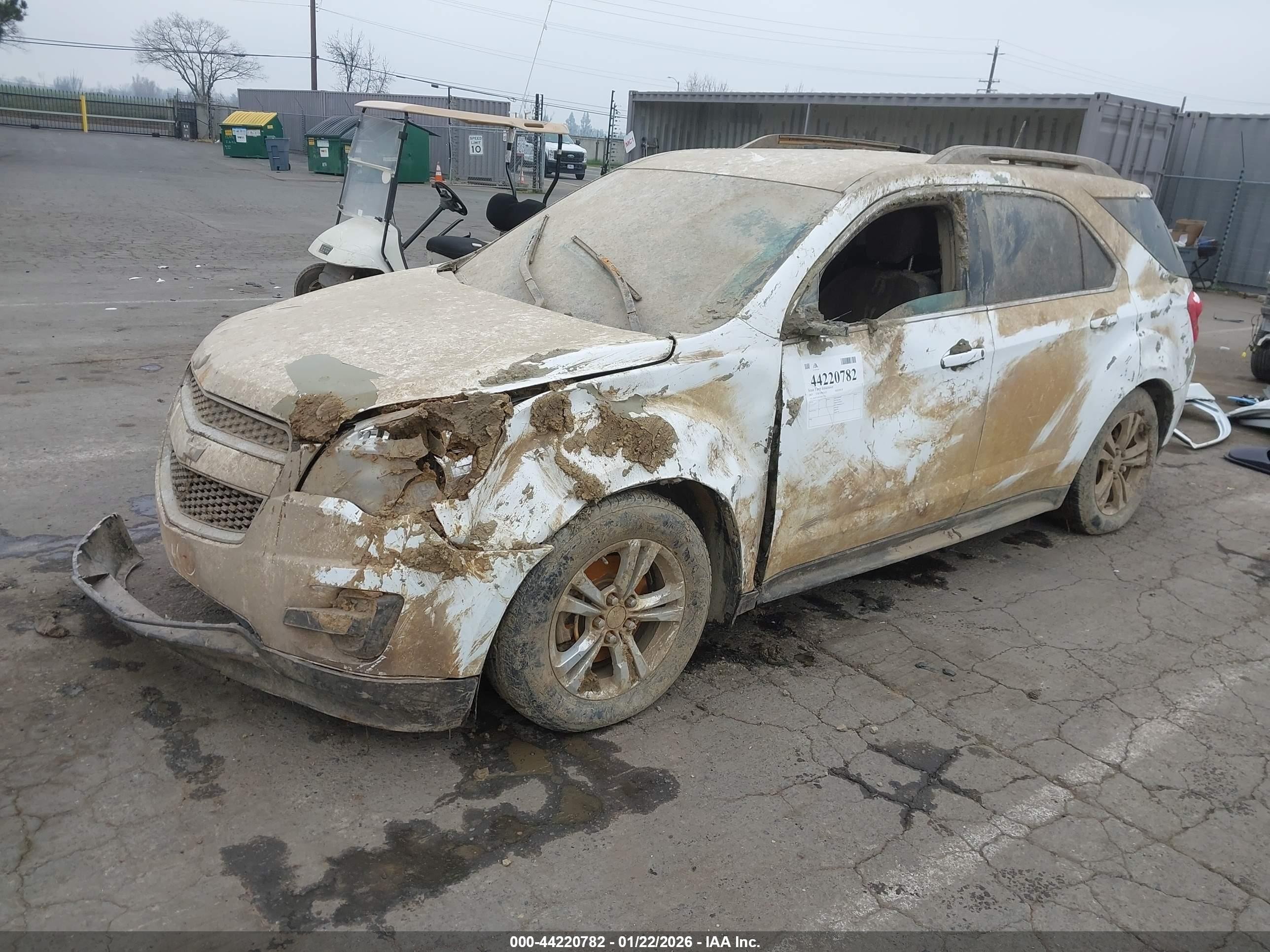 2013 Chevrolet Equinox 1lt White vin: 2GNFLEEK7D6377714