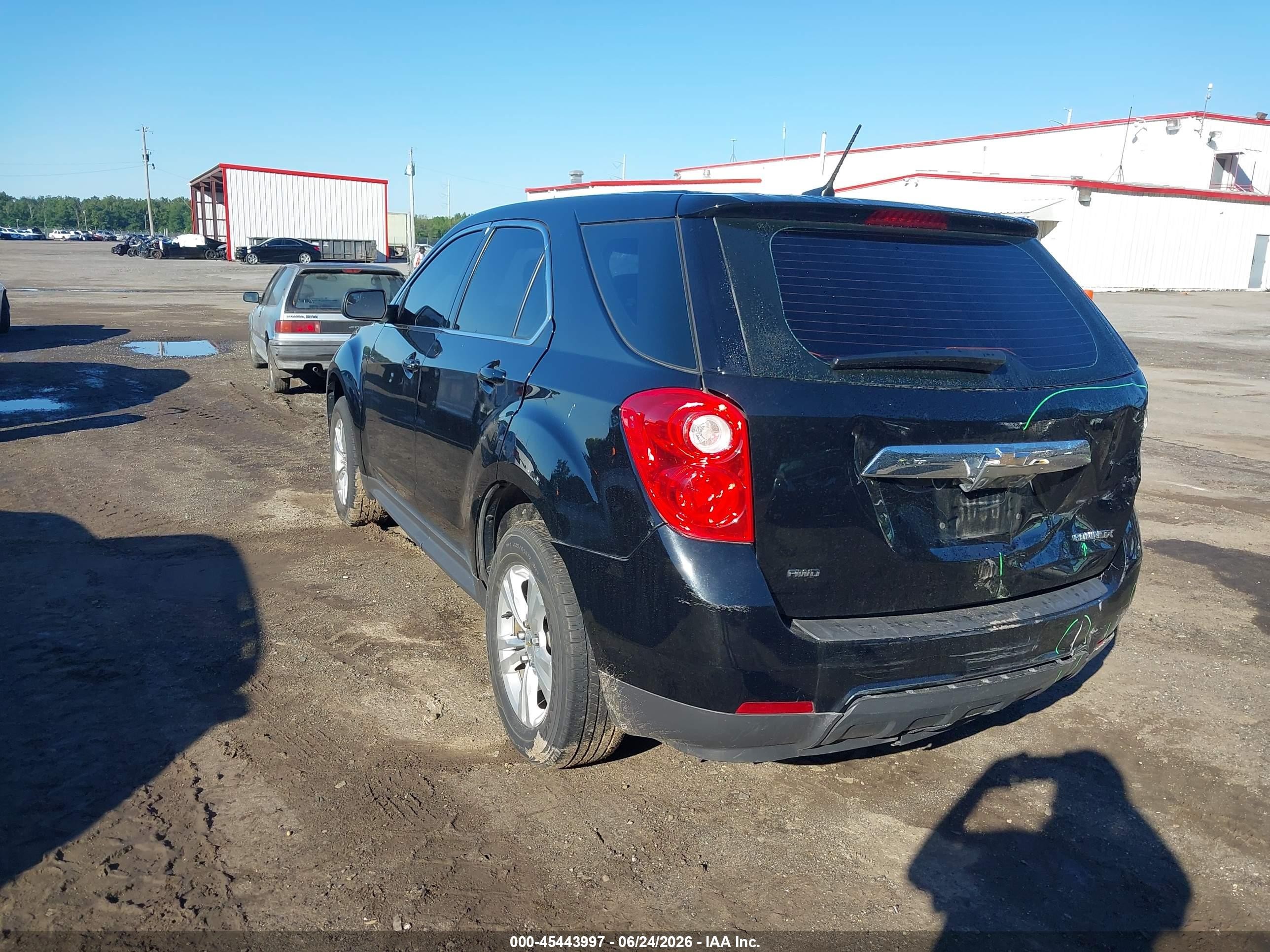 2014 Chevrolet Equinox Ls Black vin: 2GNFLEEK7E6182598