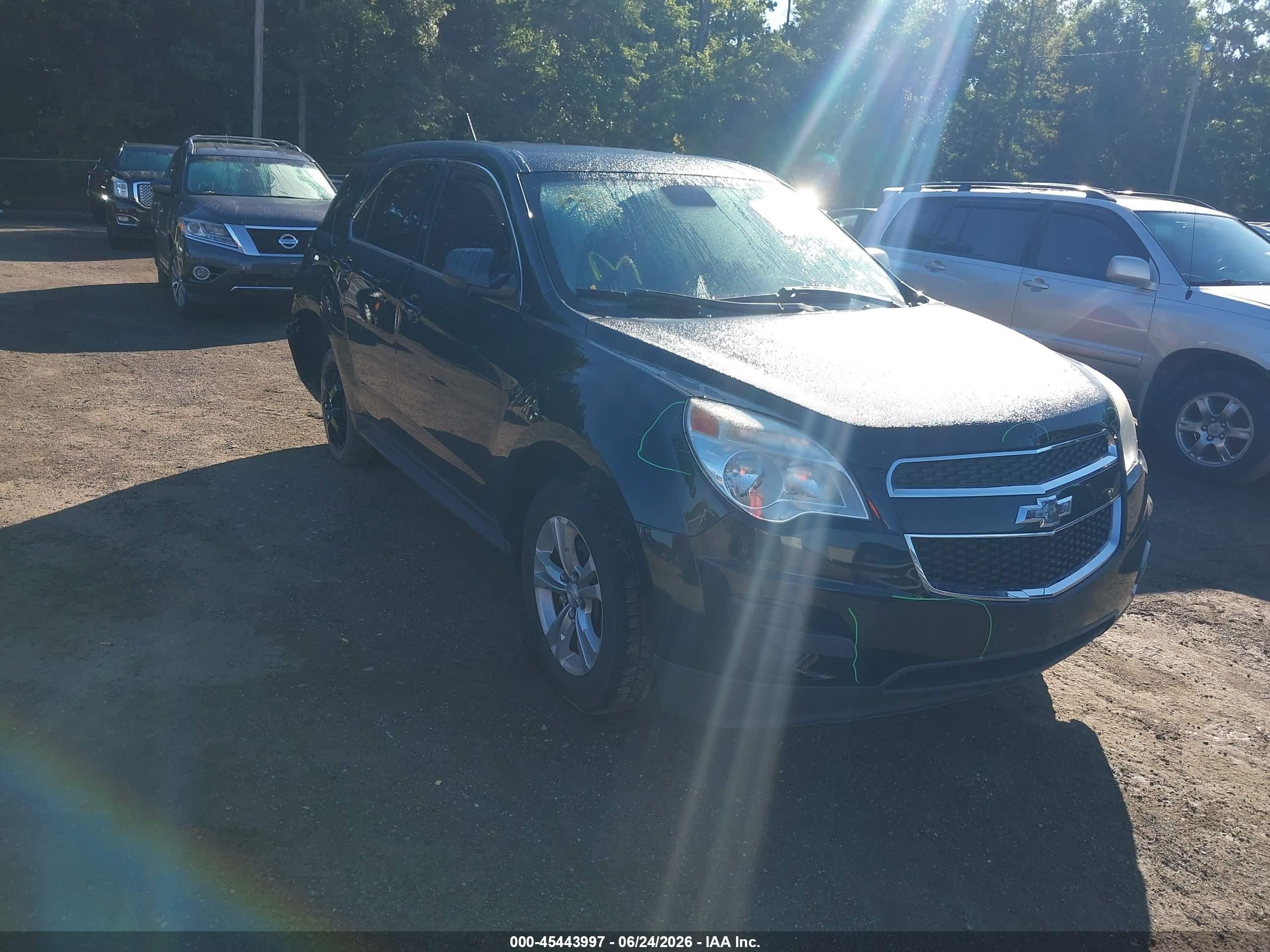 2014 Chevrolet Equinox Ls Black vin: 2GNFLEEK7E6182598